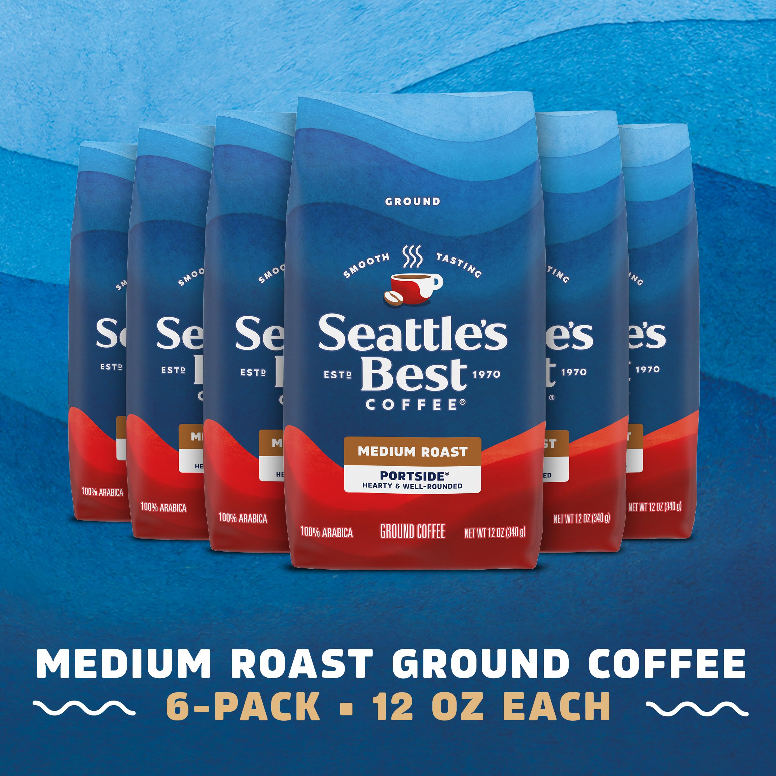 Seattle's Best Coffee Post Alley Blend Dark Roast Ground Coffee |