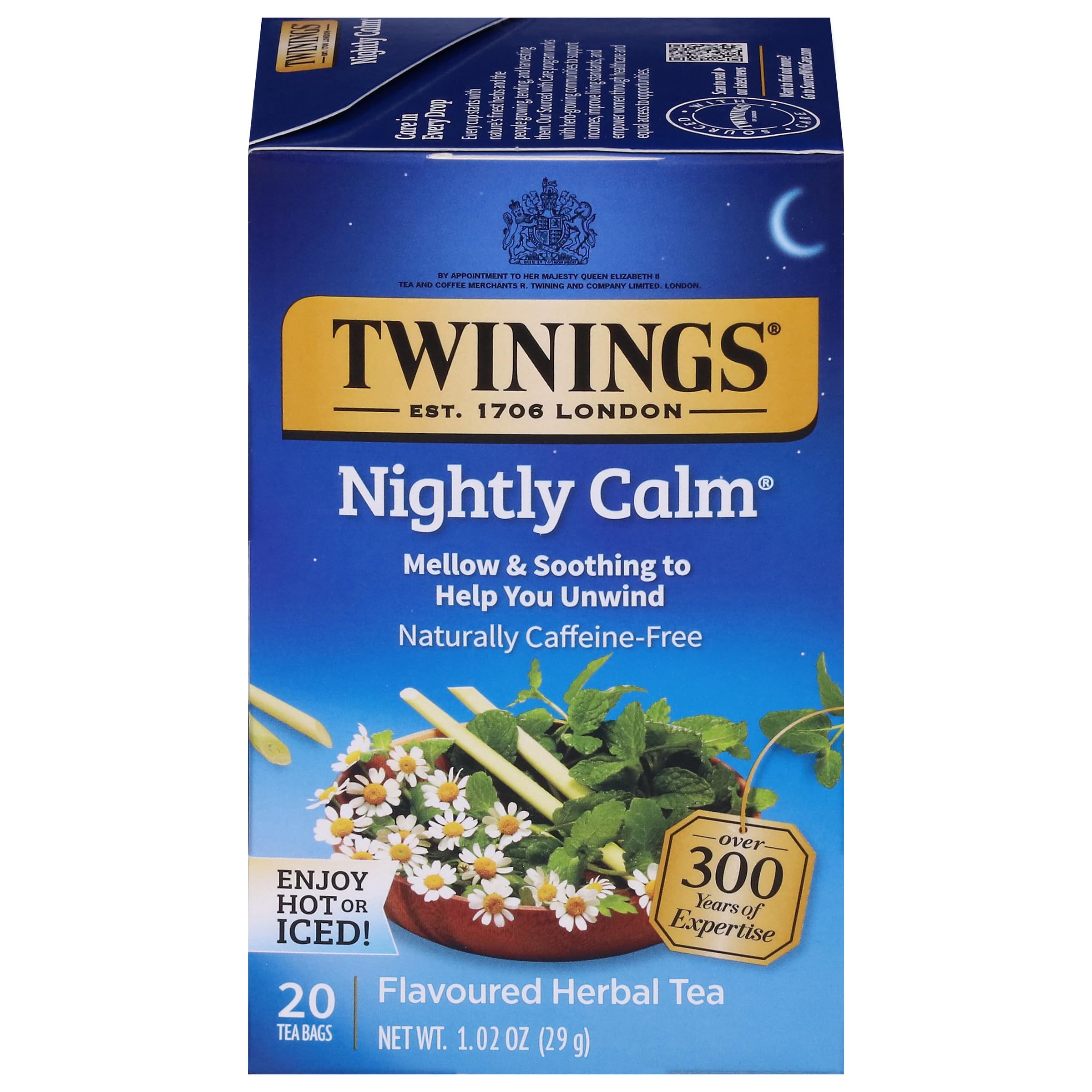 Twinings English Breakfast Black Tea Individually Wrapped Bags, 100 Count (Pack of 1), Smooth, Flavourful, and Robust, Caffeinated, Enjoy Hot or Iced, 100 Teabags