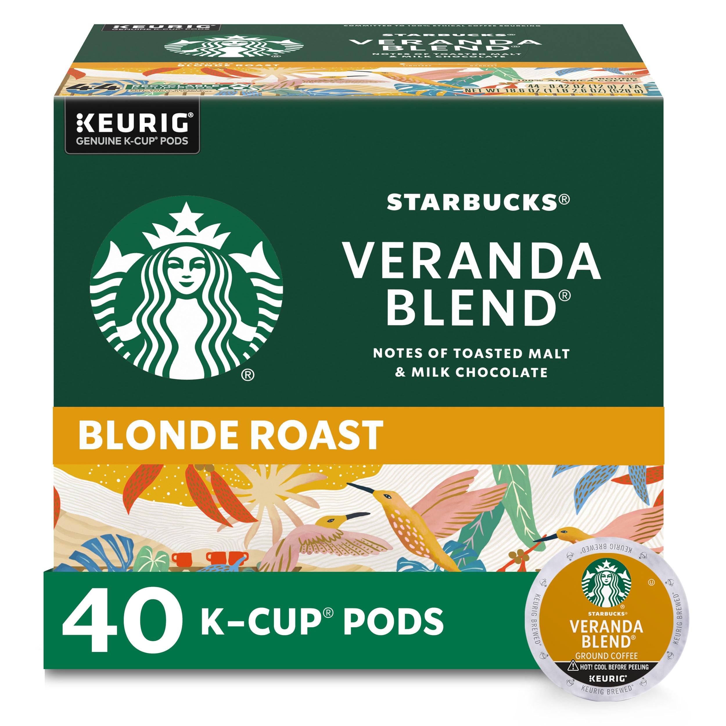 Starbucks Coffee K-Cup Pods,  Flavored Selection Coffee, Naturally Flavored, 100% Arabica, 6 Boxes (60 Pods Total)