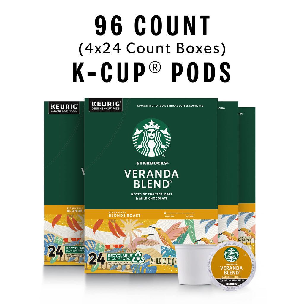 Starbucks Coffee K-Cup Pods,  Flavored Selection Coffee, Naturally Flavored, 100% Arabica, 6 Boxes (60 Pods Total)