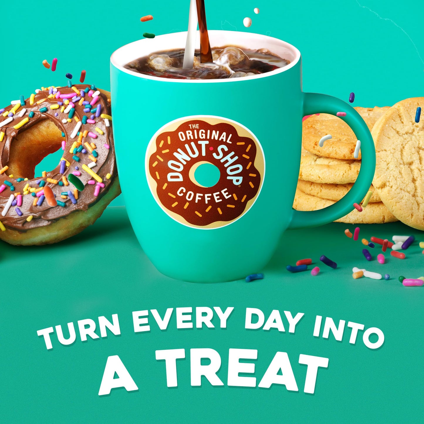 The Original Donut Shop Regular, Single-Serve Keurig K-Cup Pods, Medium Roast Coffee Pods, 32 Count