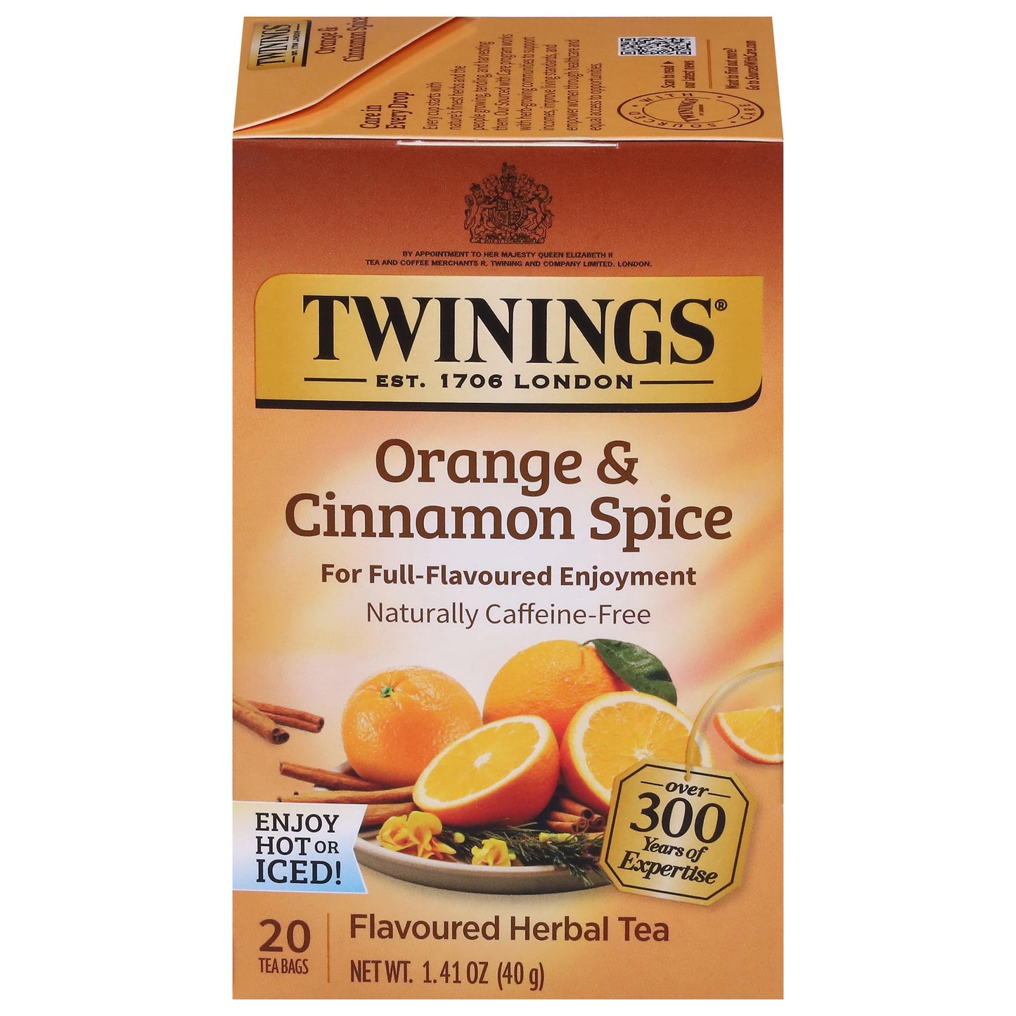 Twinings English Breakfast Black Tea Individually Wrapped Bags, 100 Count (Pack of 1), Smooth, Flavourful, and Robust, Caffeinated, Enjoy Hot or Iced, 100 Teabags