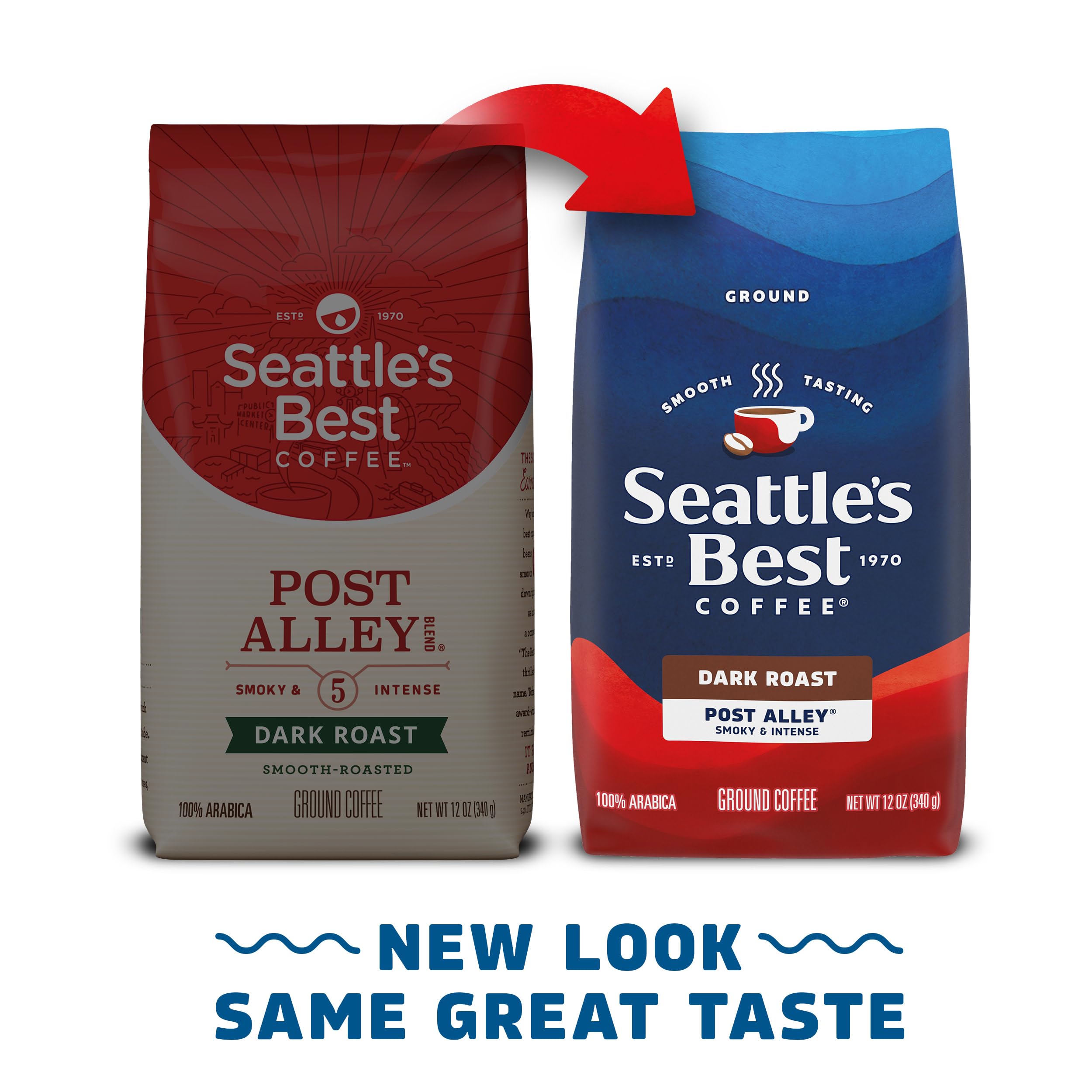 Seattle's Best Coffee Post Alley Blend Dark Roast Ground Coffee |