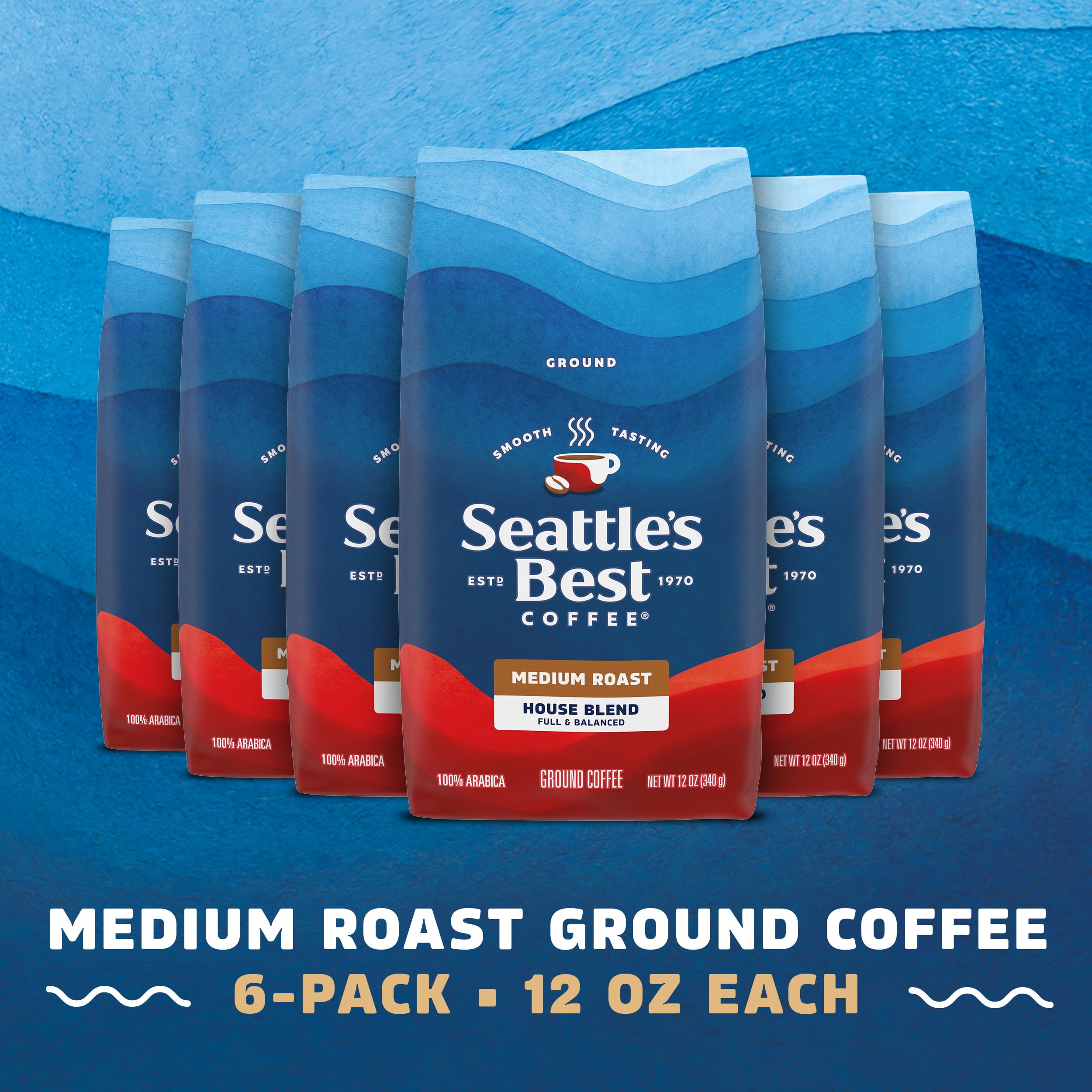 Seattle's Best Coffee Post Alley Blend Dark Roast Ground Coffee |