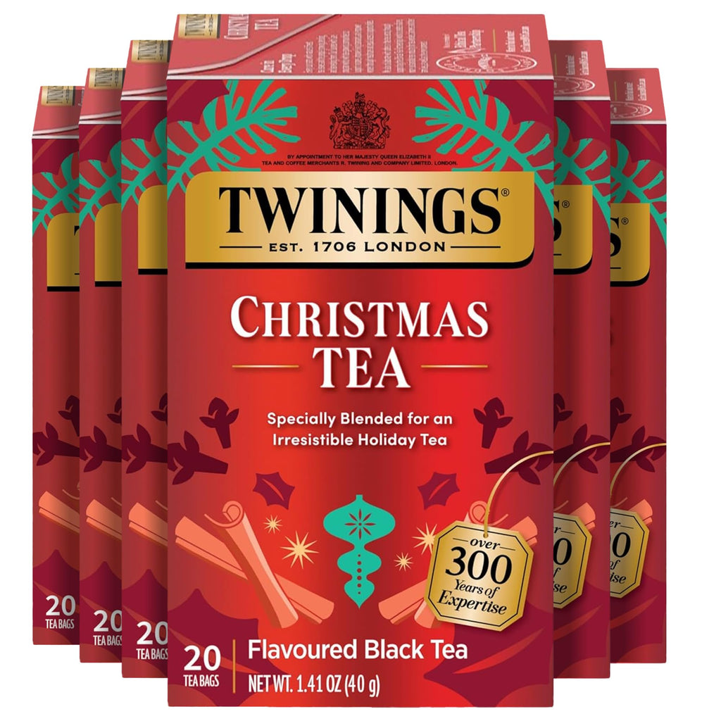 Twinings English Breakfast Black Tea Individually Wrapped Bags, 100 Count (Pack of 1), Smooth, Flavourful, and Robust, Caffeinated, Enjoy Hot or Iced, 100 Teabags