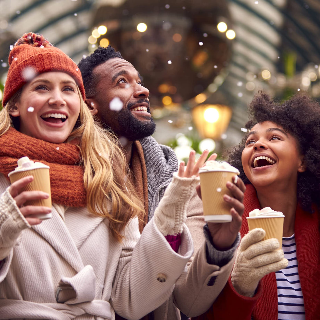 Gourmet Hot Cocoa Mix Variety Pack - Classic, Chocolate Raspberry, Salted Caramel, & Peppermint Hot Chocolate Mix Sets - 32 Count