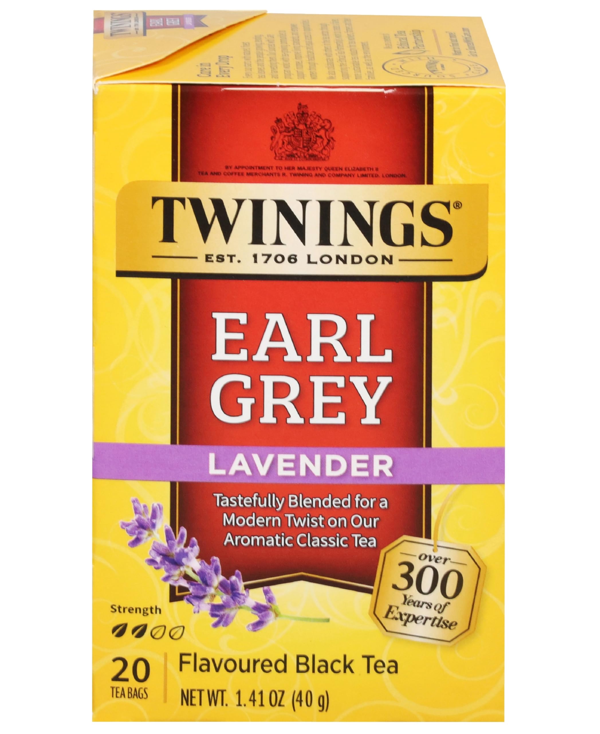 Twinings English Breakfast Black Tea Individually Wrapped Bags, 100 Count (Pack of 1), Smooth, Flavourful, and Robust, Caffeinated, Enjoy Hot or Iced, 100 Teabags