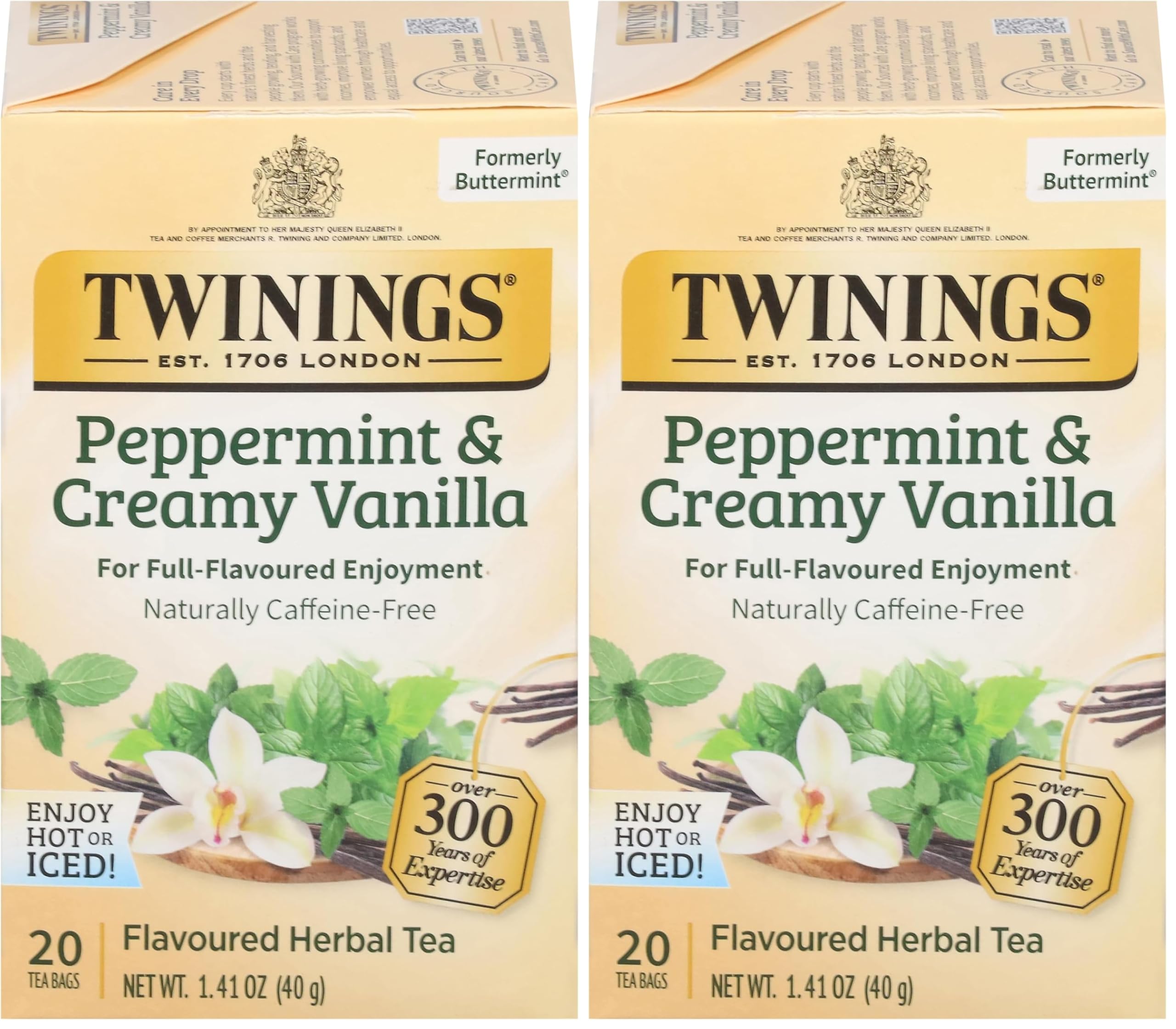 Twinings English Breakfast Black Tea Individually Wrapped Bags, 100 Count (Pack of 1), Smooth, Flavourful, and Robust, Caffeinated, Enjoy Hot or Iced, 100 Teabags