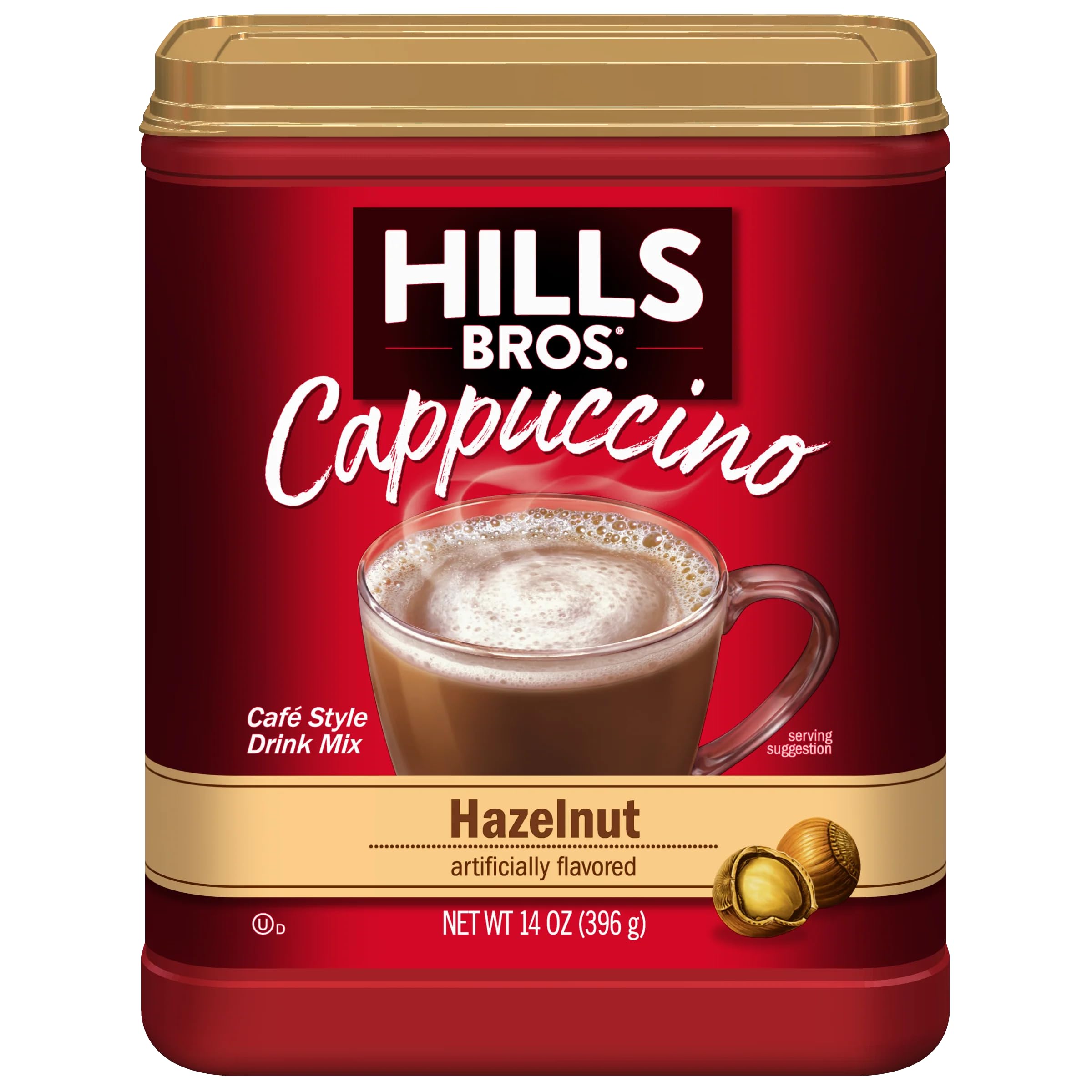 Hills Bros. Cappuccino Mix – Rich, Frothy Coffeehouse-Tasting Instant Drink Mix – Quick and Easy Preparation – Perfect for Hot & Iced Drinks & Creaming Coffee – Rich Variety Pack, 2 Packs of 16oz & 1 Pack of 14oz