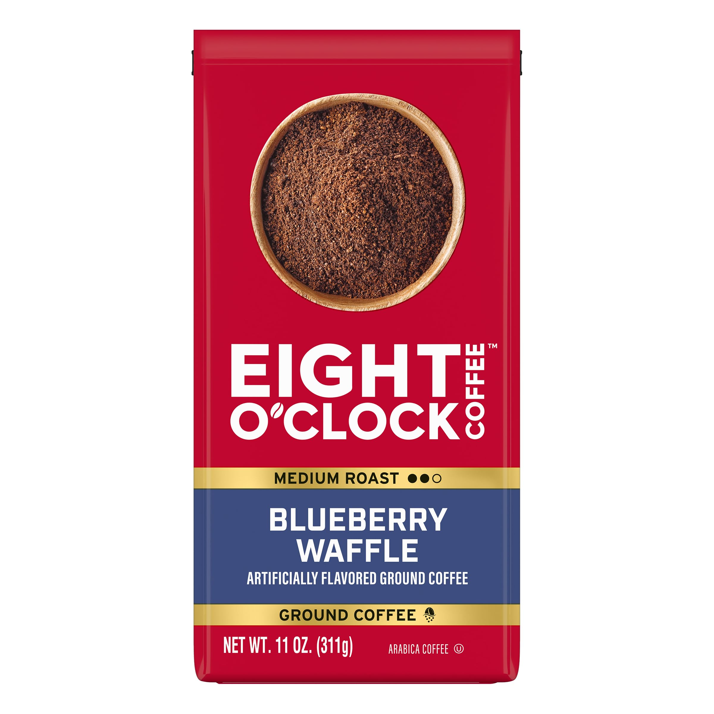 Eight O'Clock Coffee The Original Ground Coffee, Medium Roast, 32 Ounce (Pack of 1) - Sweet, Fruity, Well Balanced