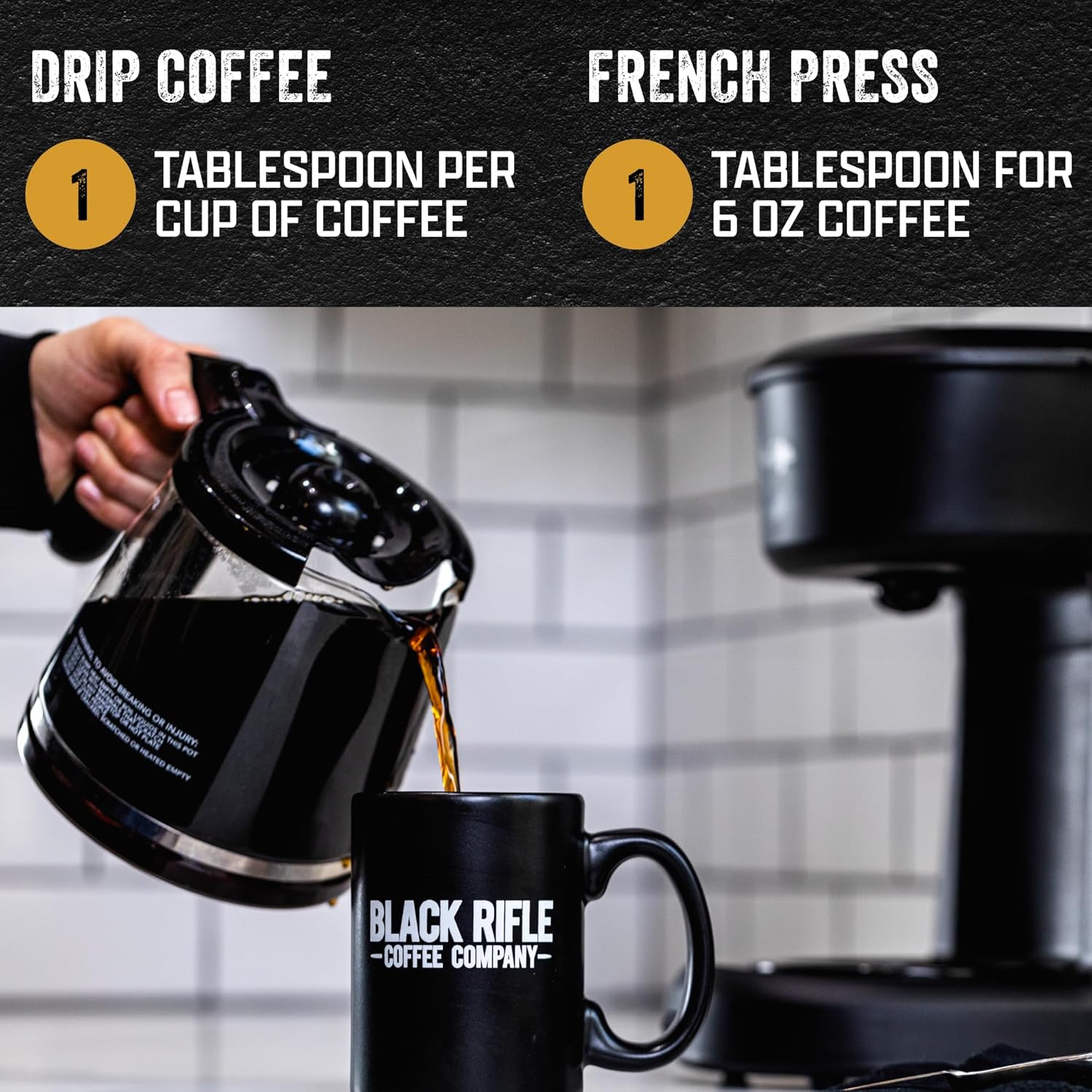 Black Rifle Coffee Company Fit Fuel, 12oz Bag, Whole Bean Medium Roast - Roasted Blend Made from Arabica Beans - Colombian & Brazilian Beans - Veteran Founded & American Made