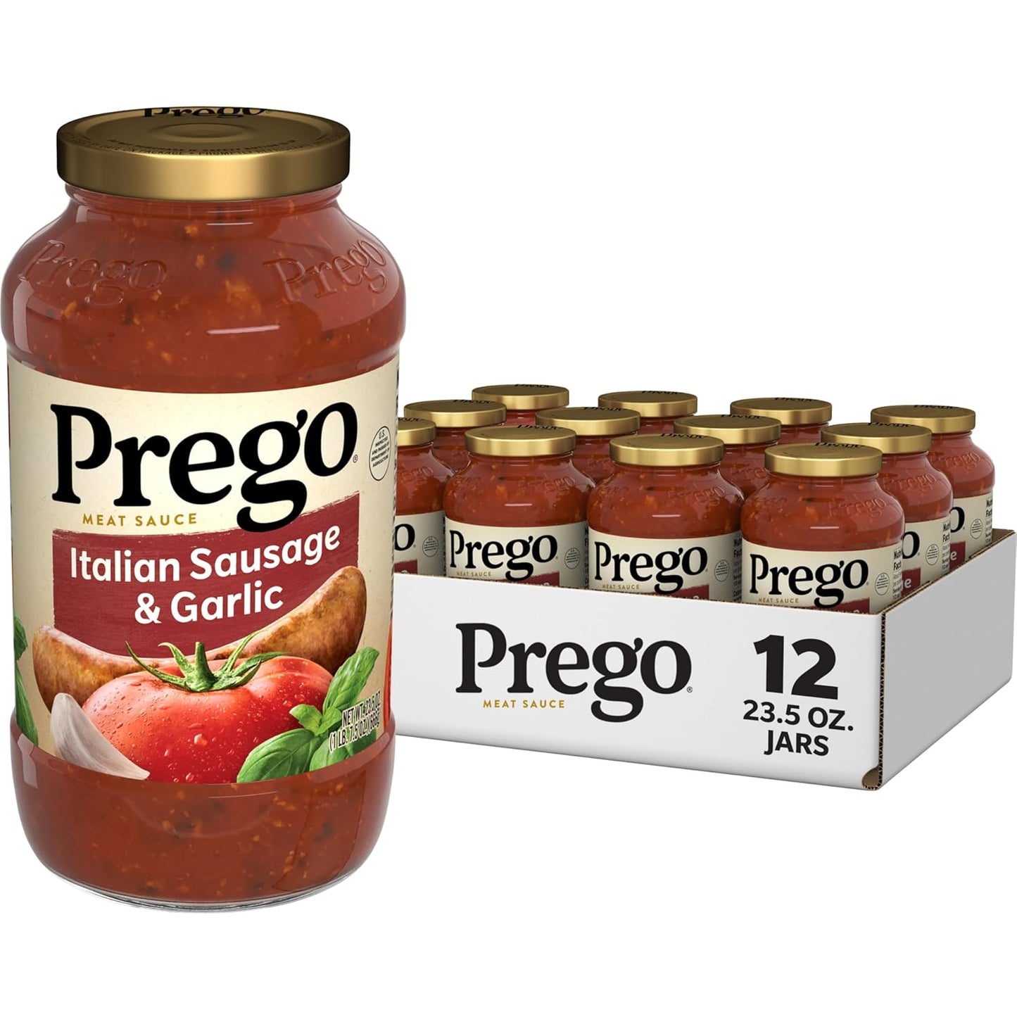 Prego Traditional Pasta Sauce, 45 oz Jar