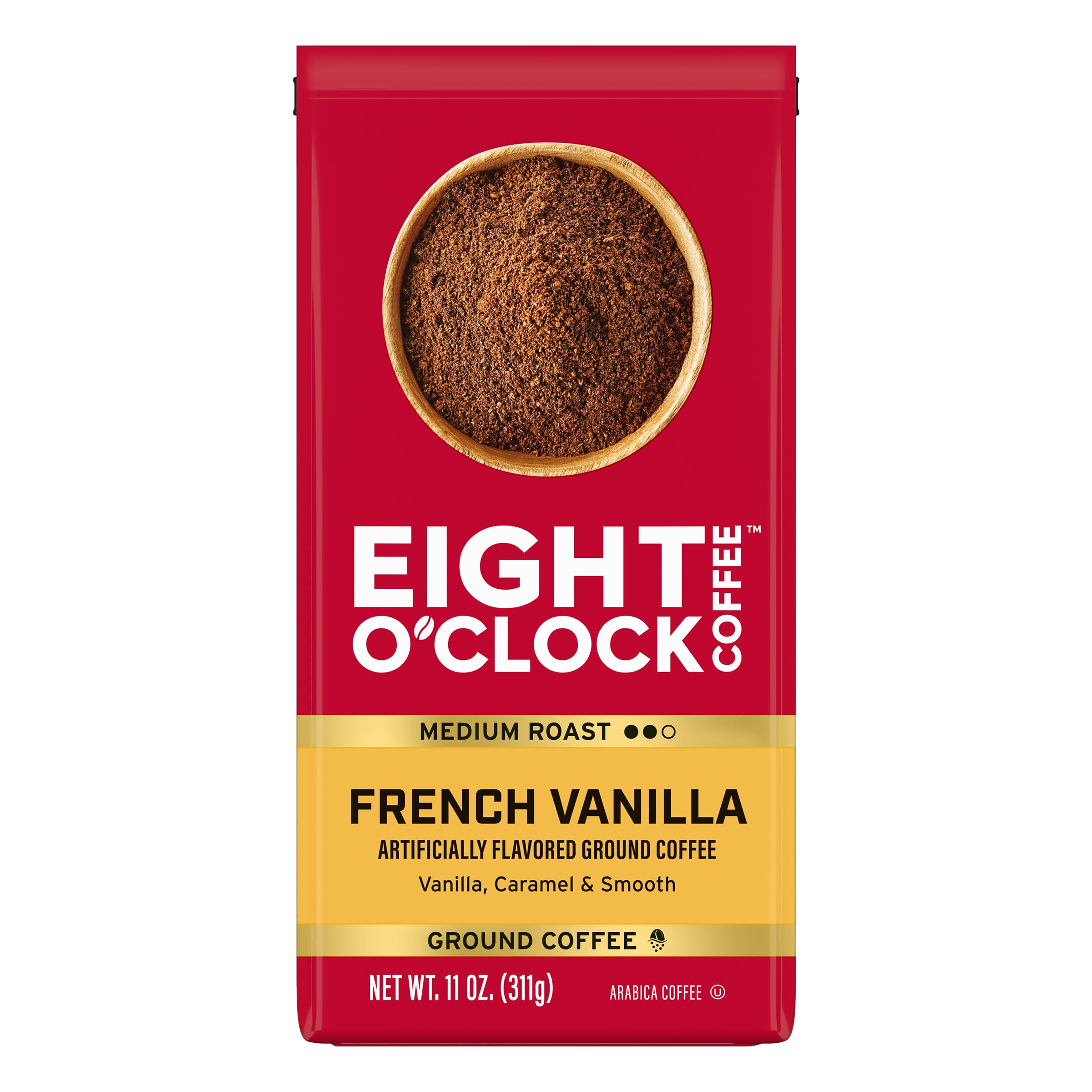 Eight O'Clock Coffee The Original Ground Coffee, Medium Roast, 32 Ounce (Pack of 1) - Sweet, Fruity, Well Balanced