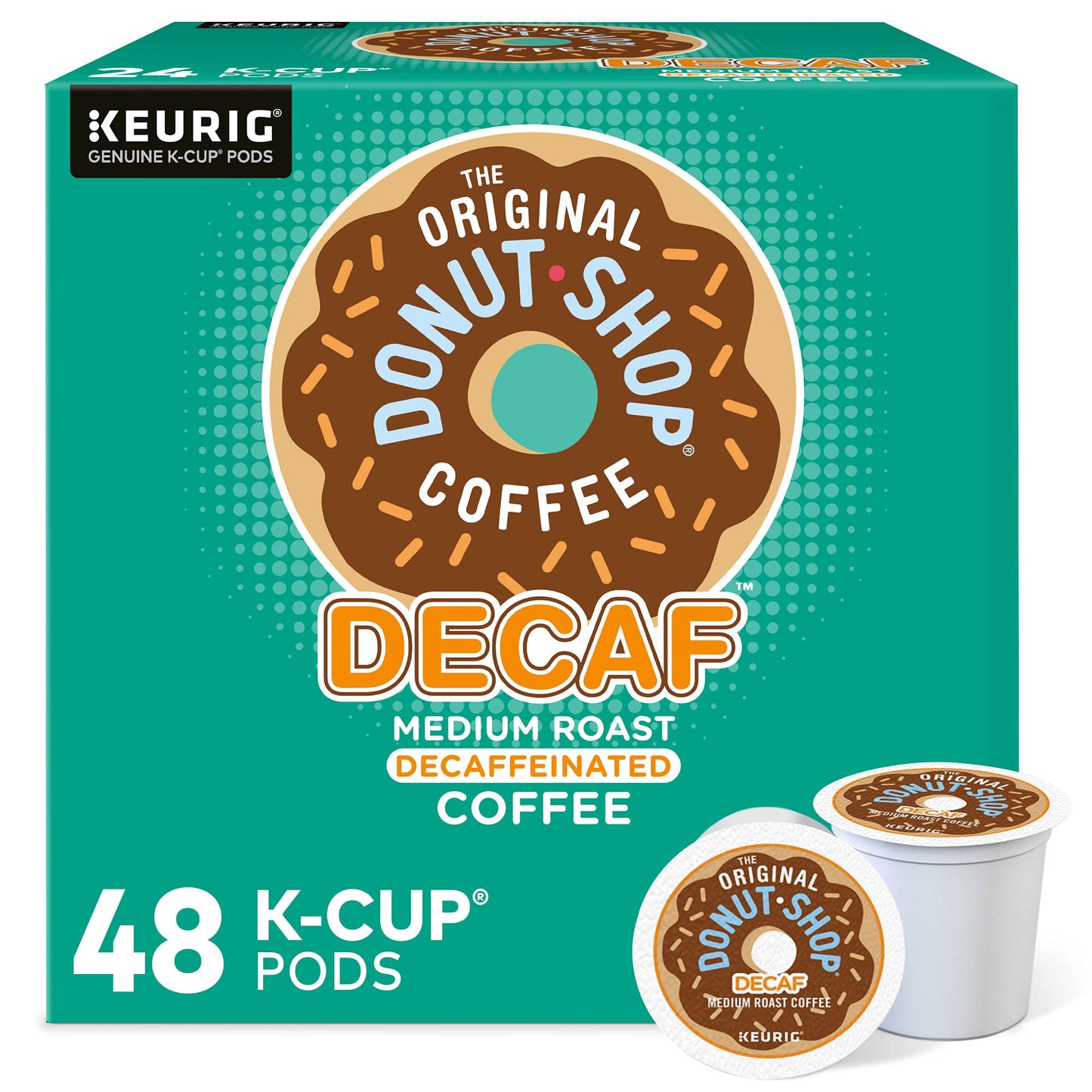 The Original Donut Shop Regular, Single-Serve Keurig K-Cup Pods, Medium Roast Coffee Pods, 32 Count