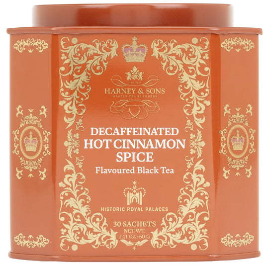 Harney & Sons Tower of London Black Tea with Stone Fruit, Bergamot and Honey Flavors | 30 sachets, Historic Royal Palaces Collection (Tin Design May Vary)