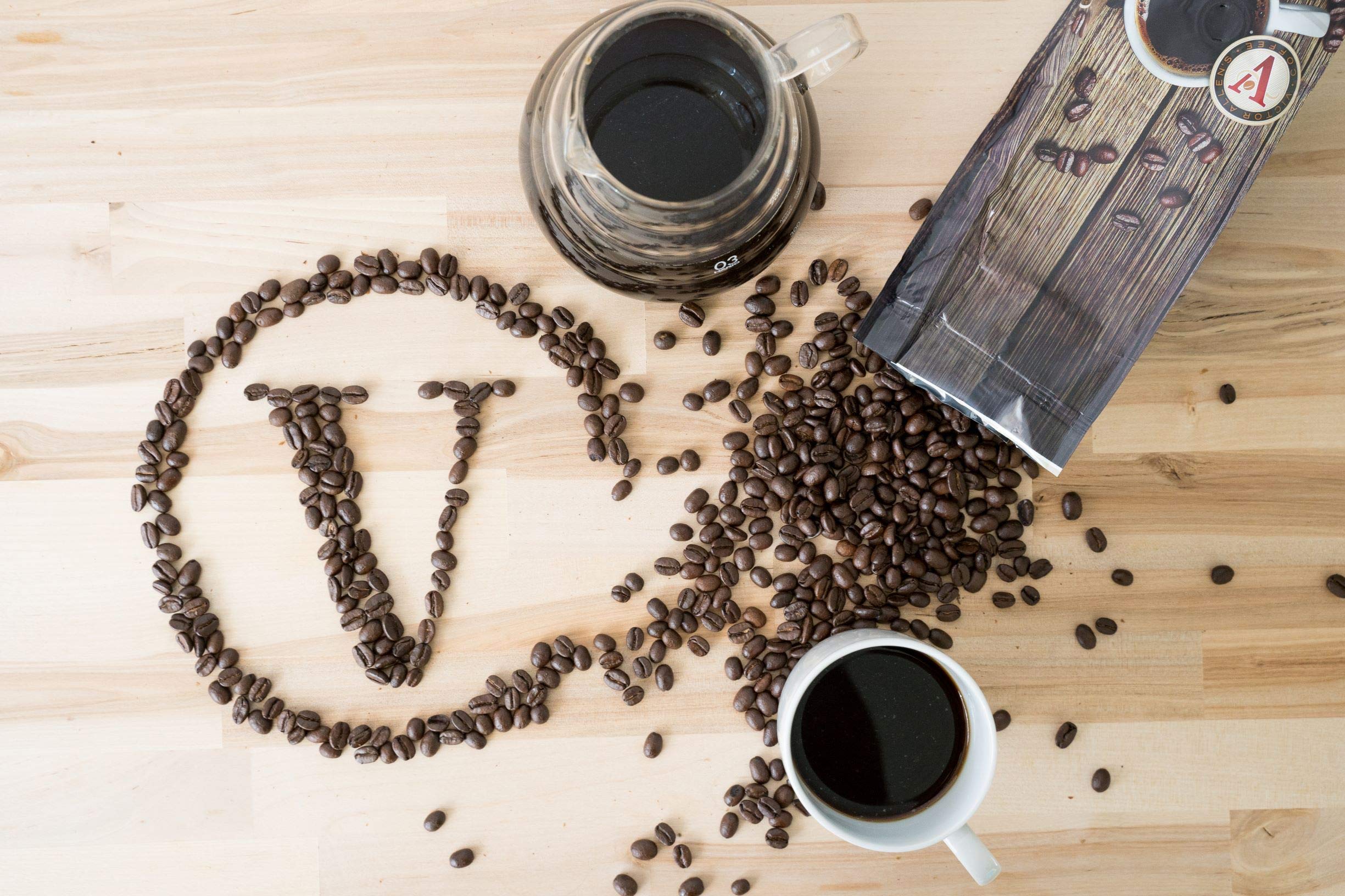 Victor Allen's Coffee 100% Colombian, Medium Roast, Whole Bean Coffee, 2.5lb Bag