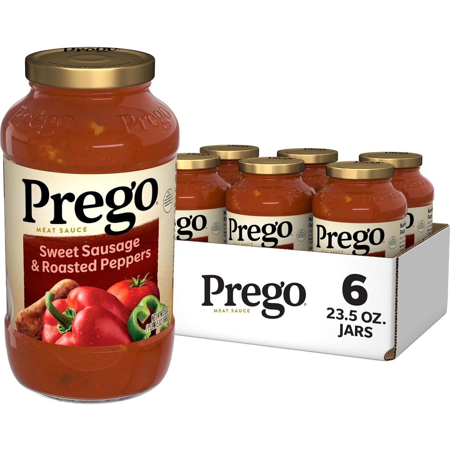Prego Traditional Pasta Sauce, 45 oz Jar
