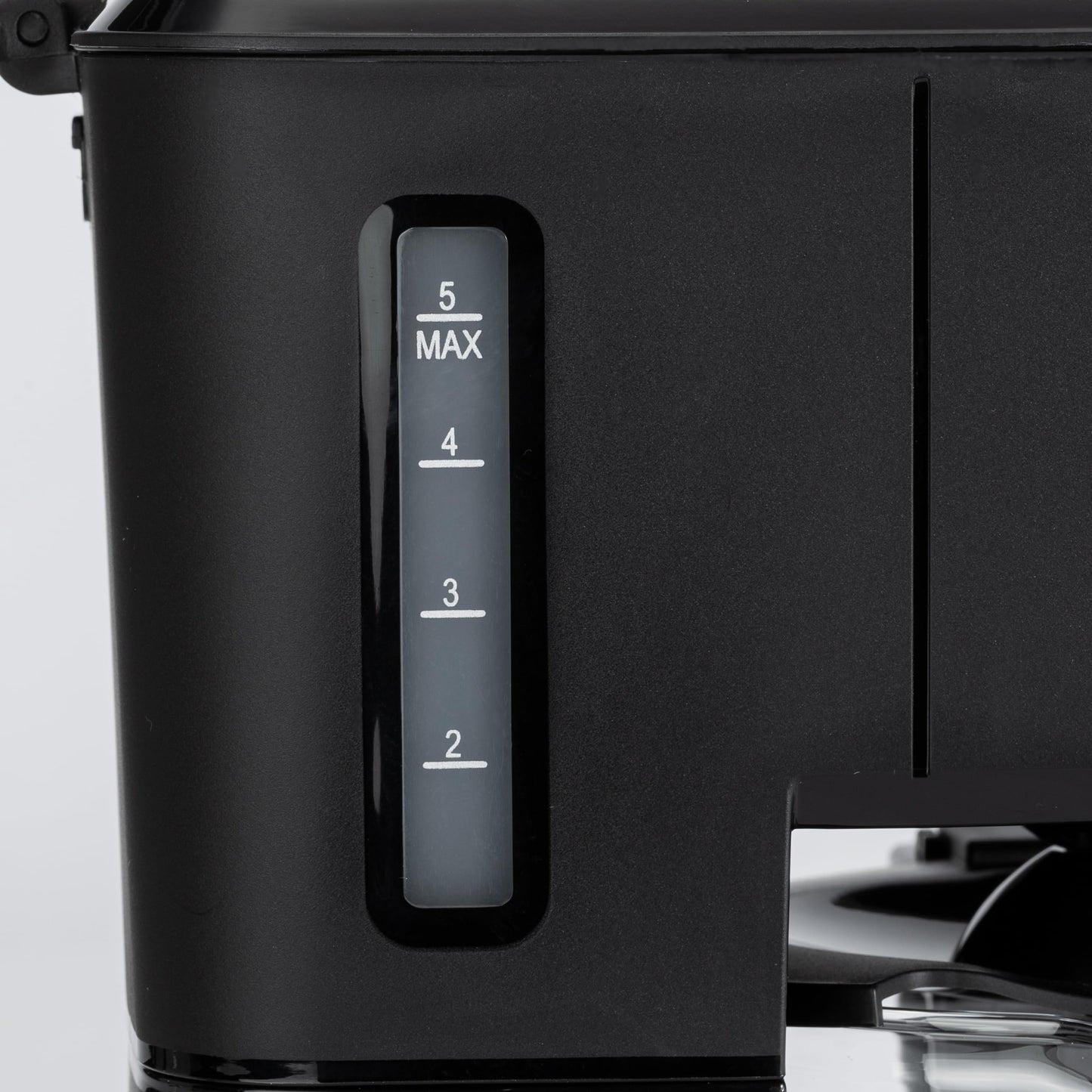 Amazon Basics 5 Cup Drip Coffee Maker, Coffee Machine with Glass Coffee Pot (0.8 Qt), Auto Shut-off, Auto Pause, Removable Filter Basket, Matte Black