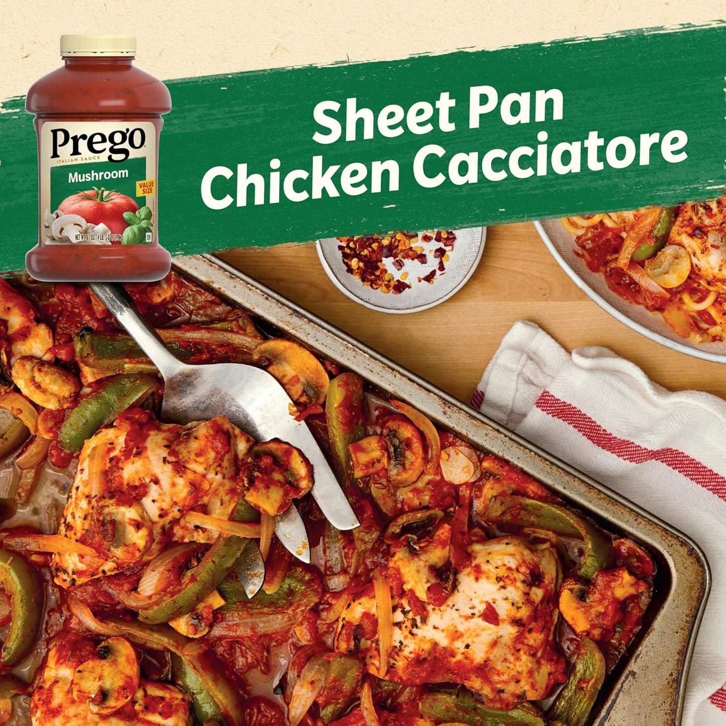 Prego Traditional Pasta Sauce, 45 oz Jar