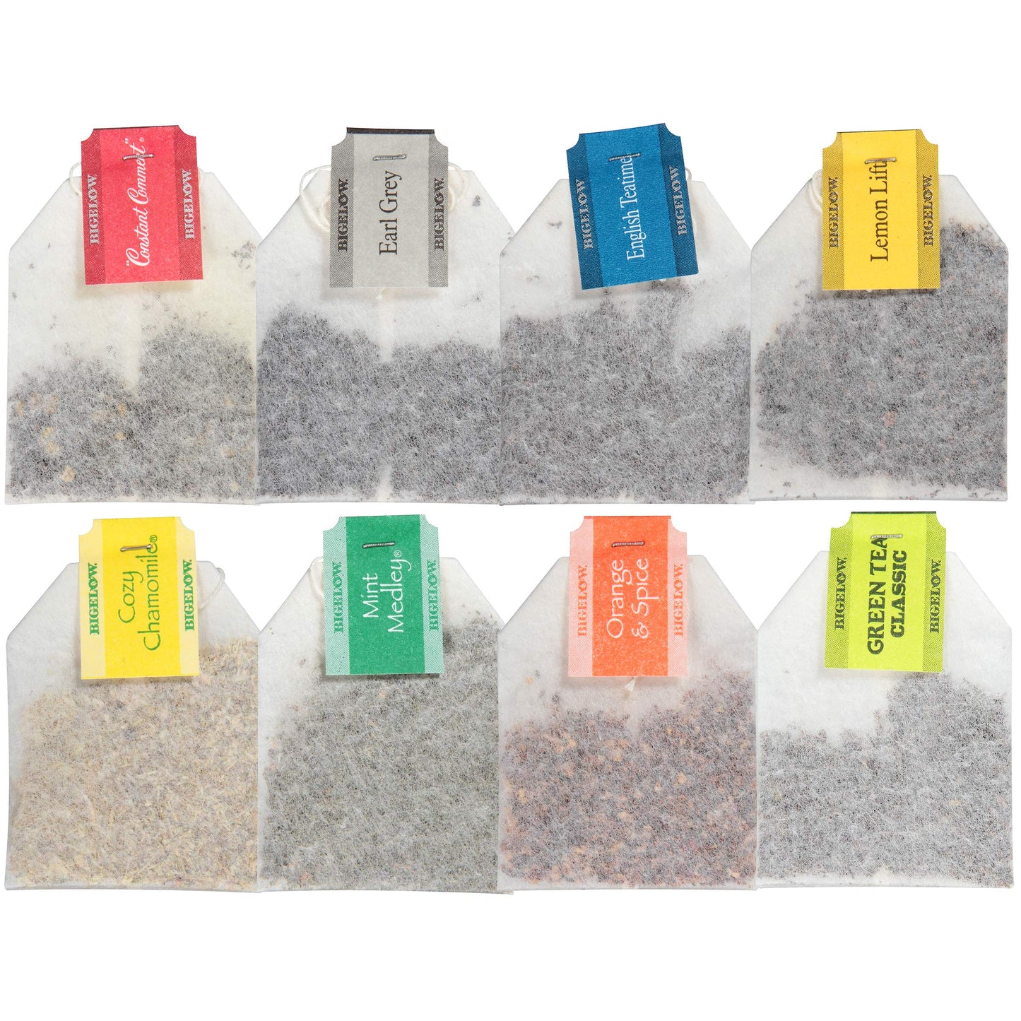 Bigelow Tea Assortment, Green, Black, and Herbal Teas with English Teatime, Constant Comment, Lemon Lift, Earl Grey, Green, Cozy Chamomile, Orange Spice, Mint Medley, 64 Tea Bags (Pack of 1)