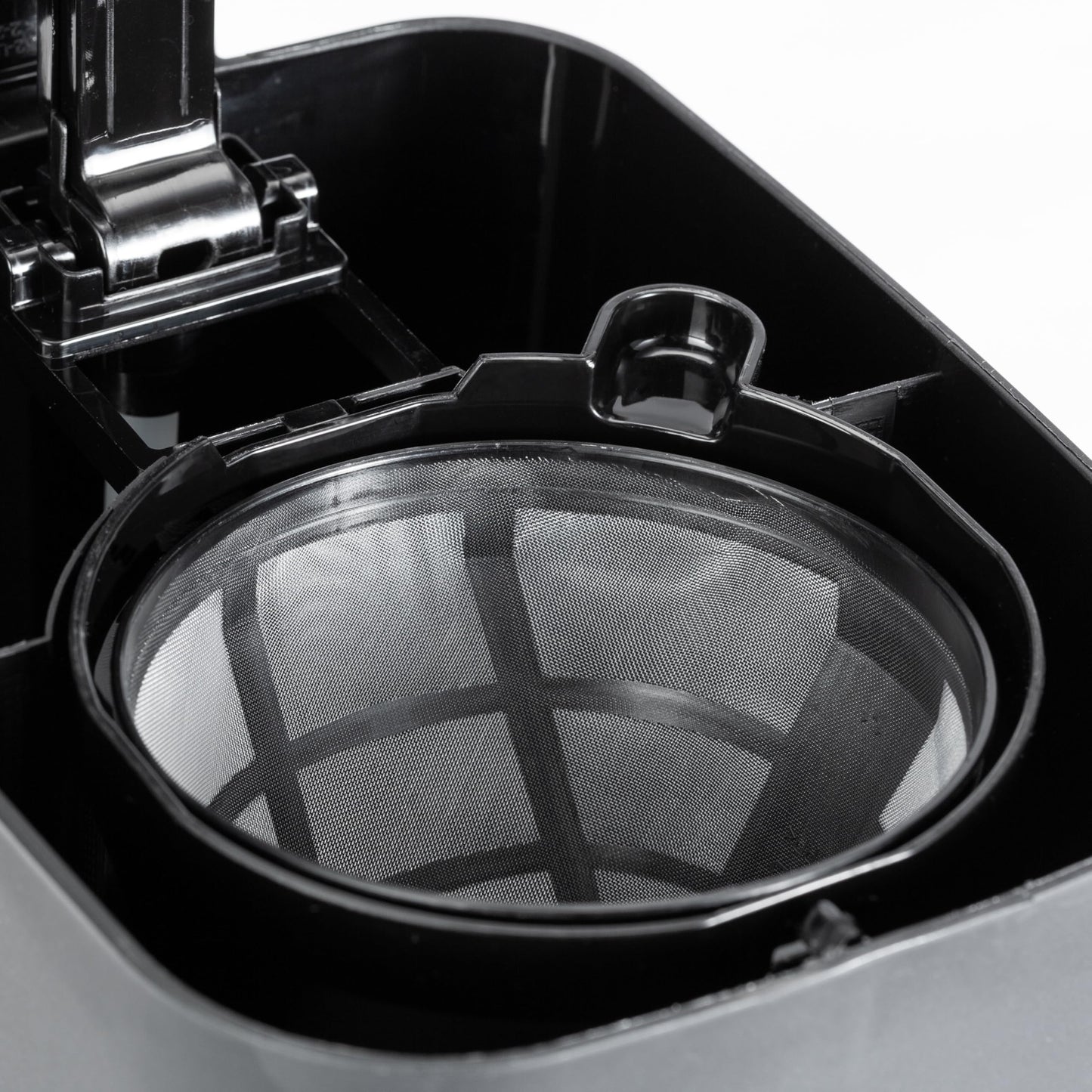 Amazon Basics 5 Cup Drip Coffee Maker, Coffee Machine with Glass Coffee Pot (0.8 Qt), Auto Shut-off, Auto Pause, Removable Filter Basket, Matte Black