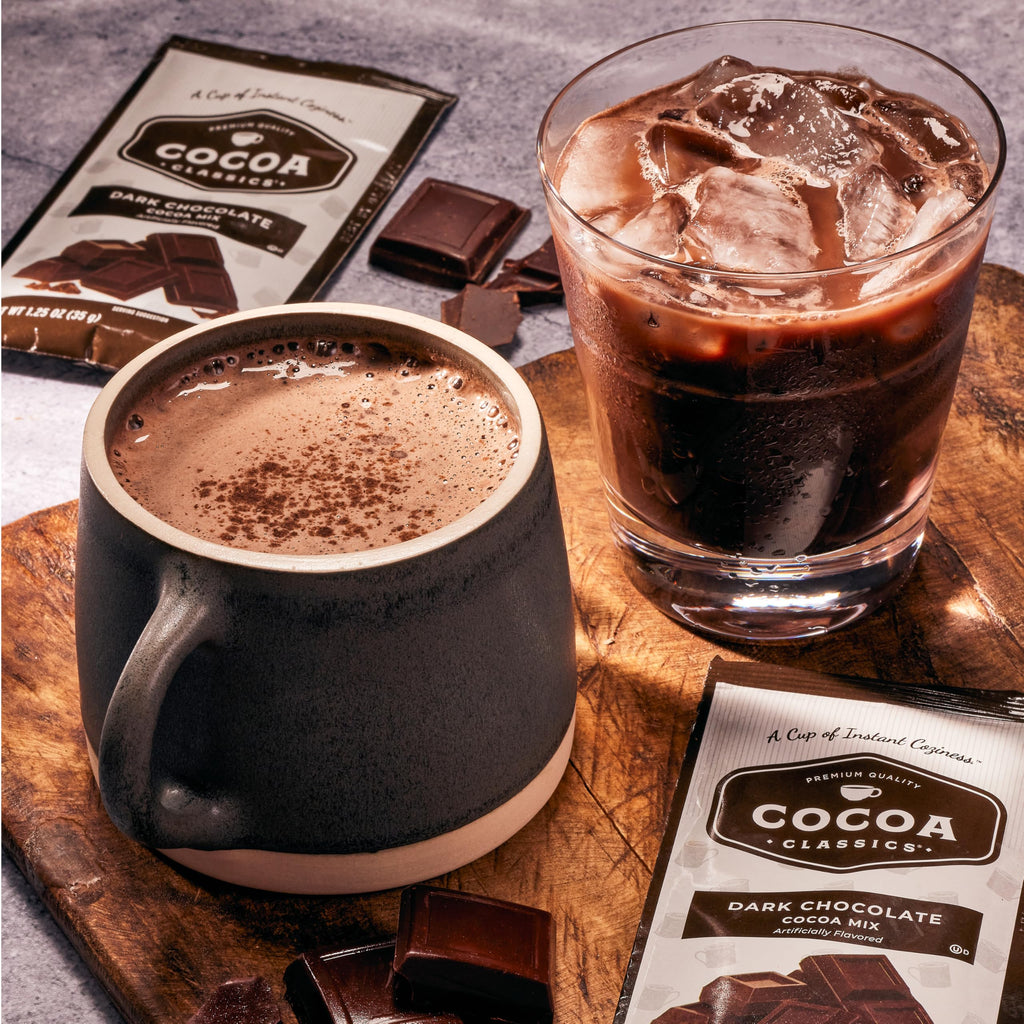 Cocoa Classics Arctic White Cocoa Mix, Hot Chocolate, Made with Nonfat Milk, Just Add Hot Water, Make Hot or Iced Cocoa, Gluten Free, 1.25oz Packets (Pack of 36)