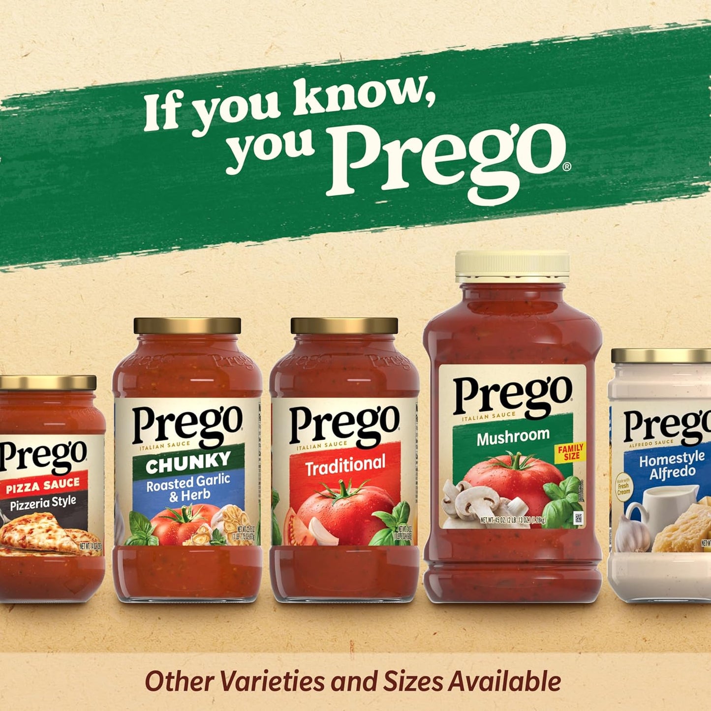 Prego Traditional Pasta Sauce, 45 oz Jar