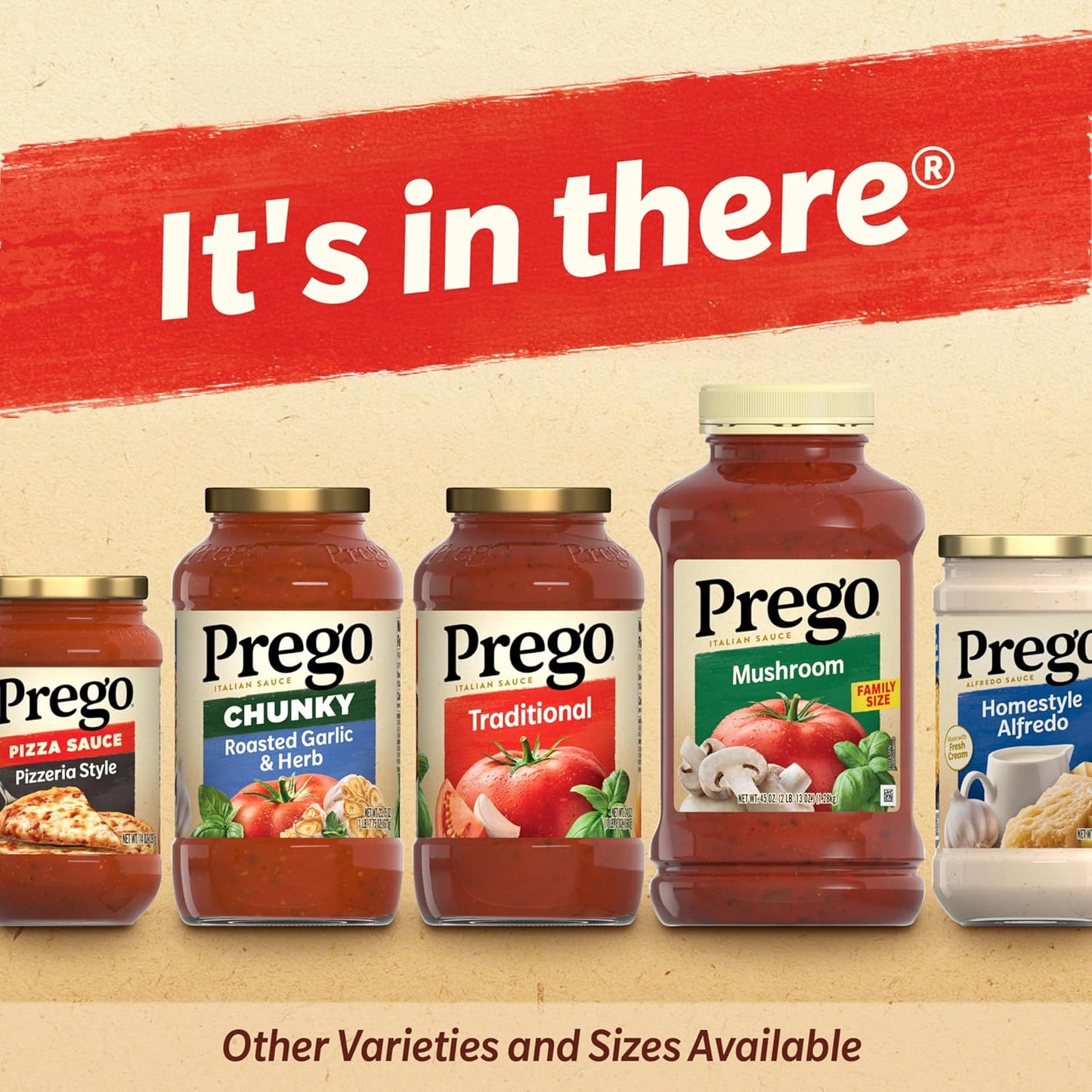 Prego Traditional Pasta Sauce, 45 oz Jar