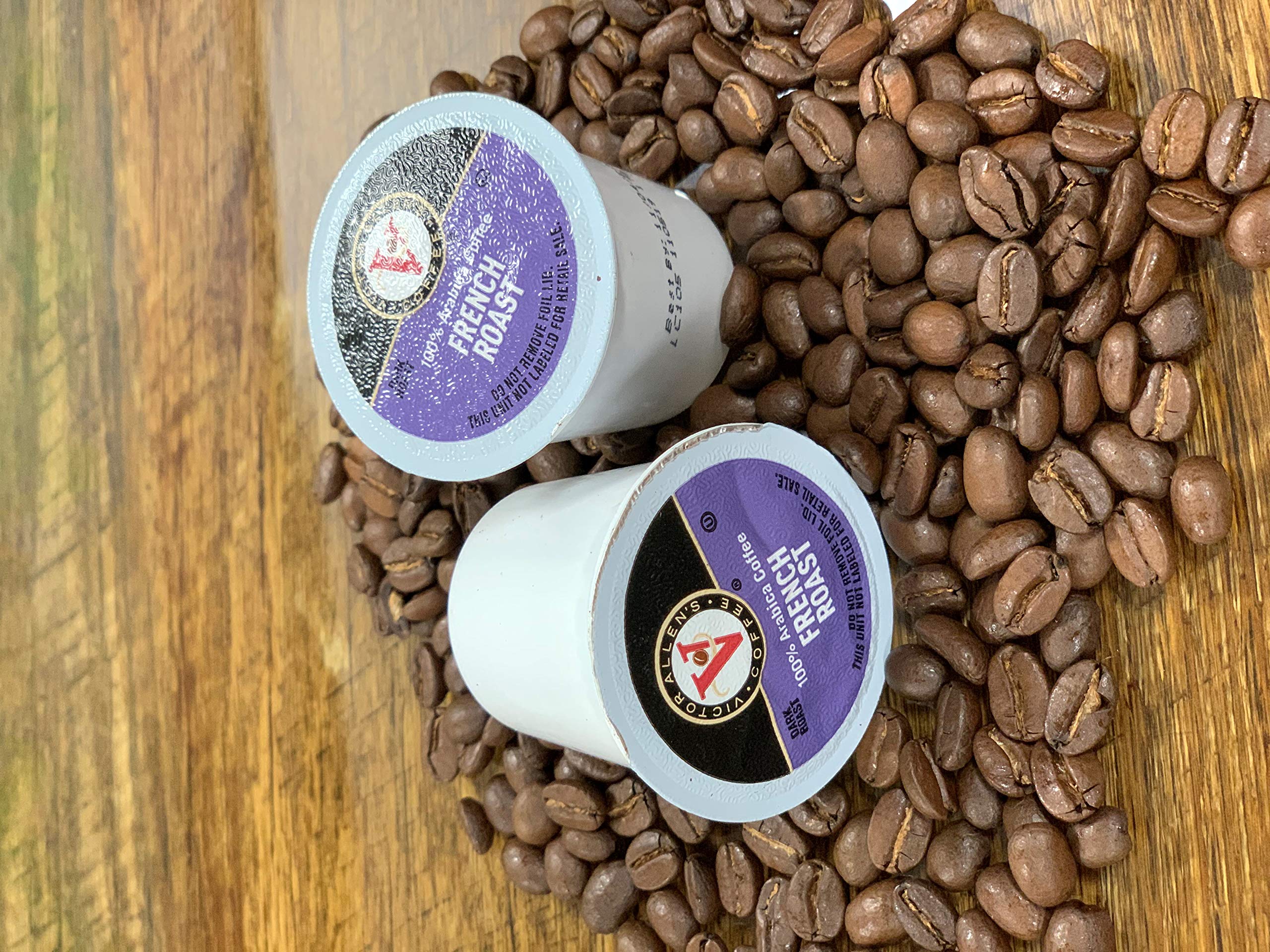 Victor Allen's Coffee French Roast and Italian Roast Dark Roast Coffee Pods for Keurig (80 Count)