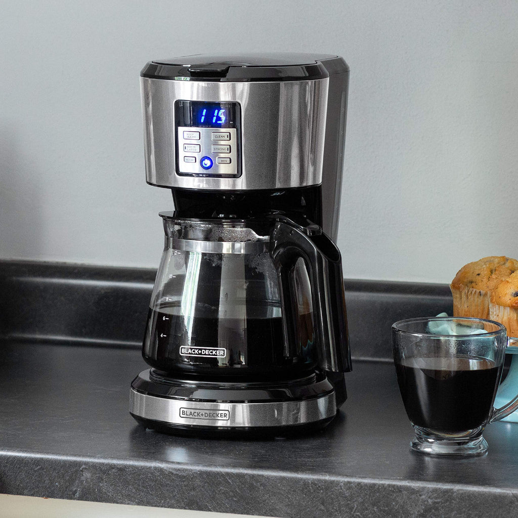 BLACK+DECKER 5-Cup Coffeemaker, Black, DCM600B