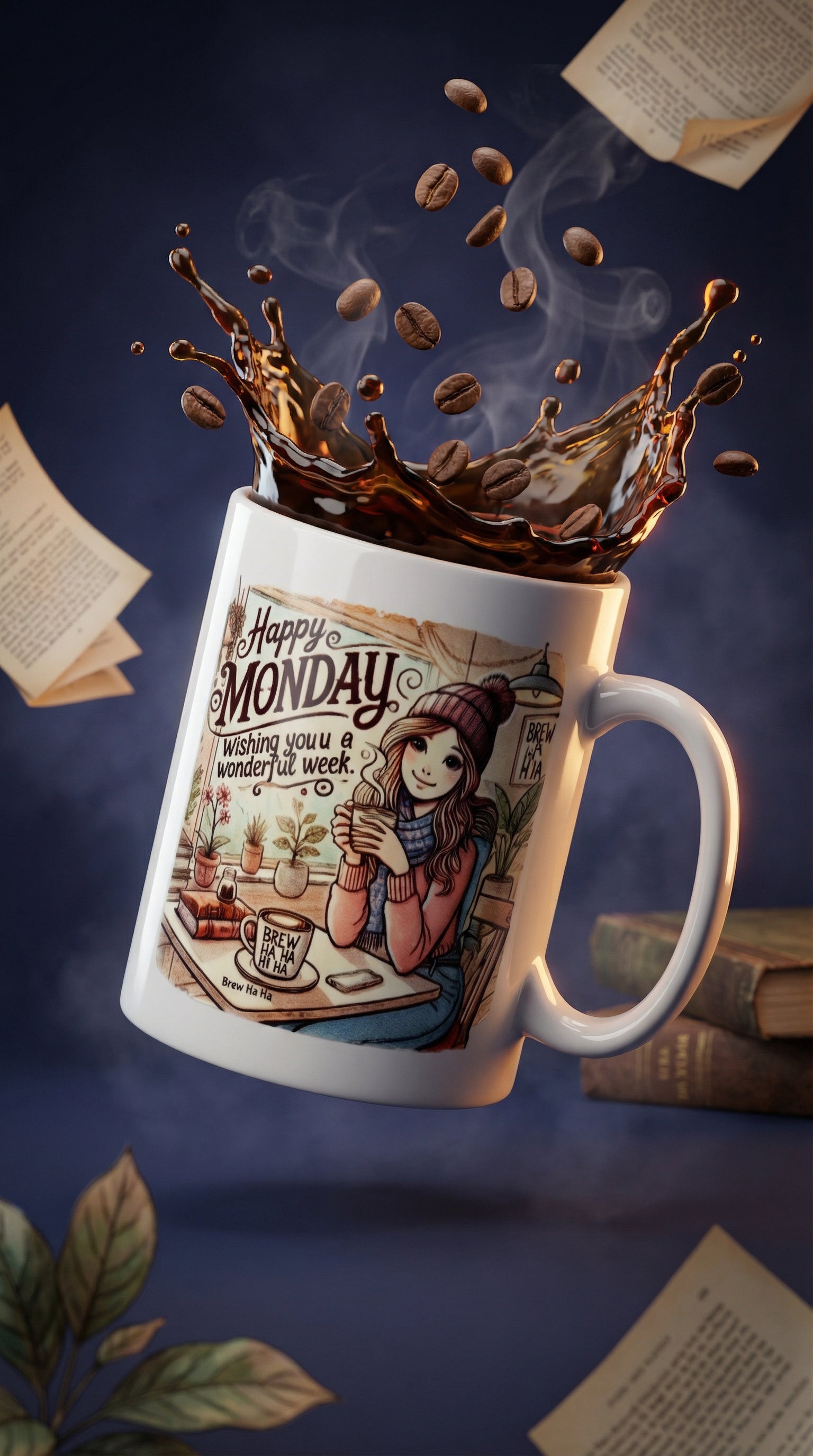 Happy Monday - 11oz Ceramic Mug