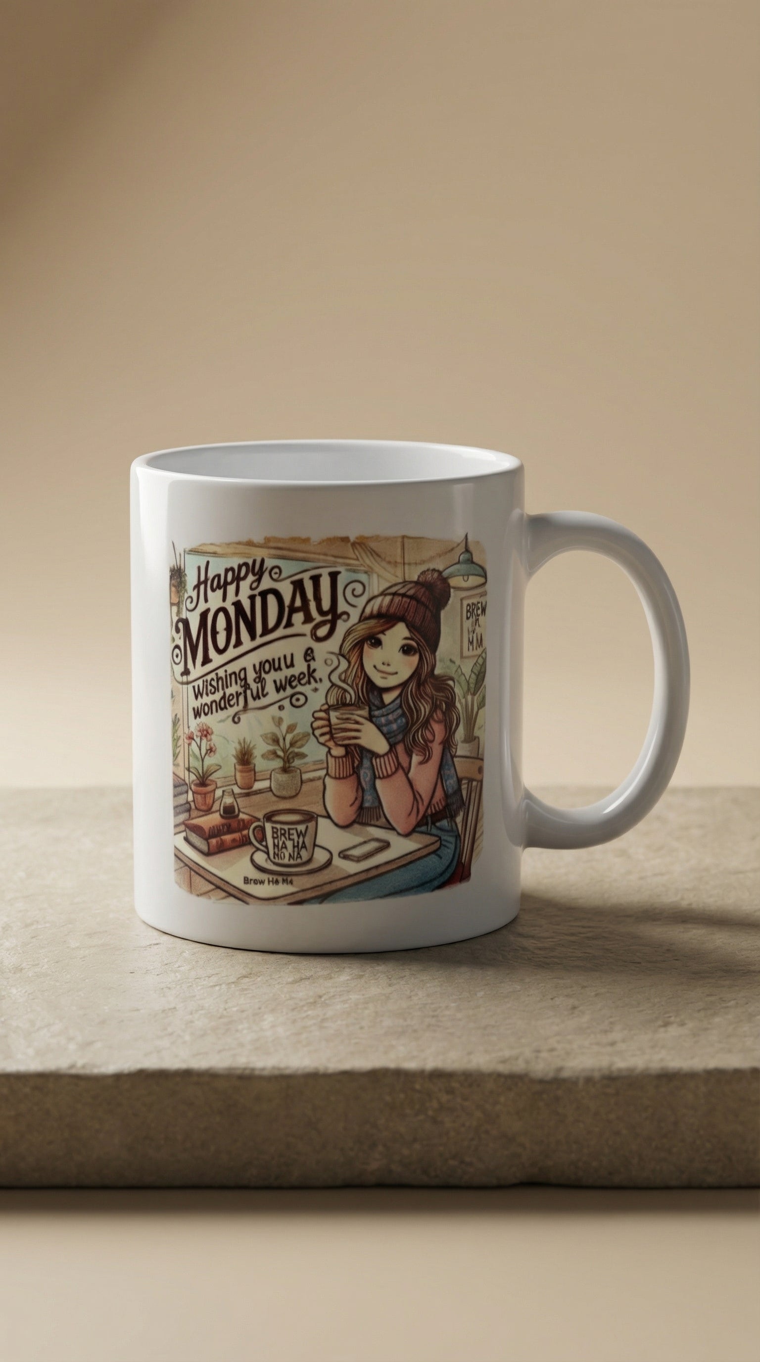 Happy Monday - 11oz Ceramic Mug