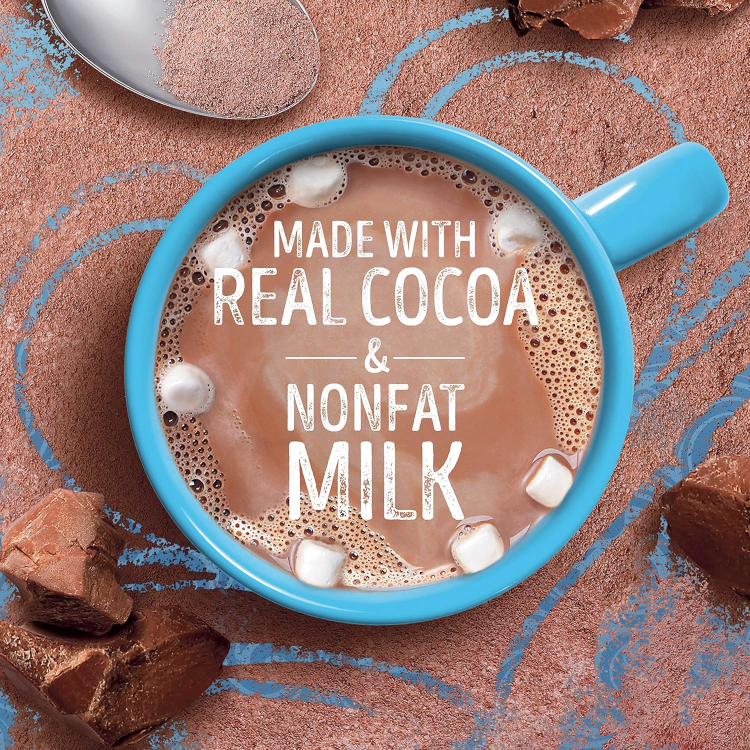 Swiss Miss Chocolate Hot Cocoa Mix With Marshmallows, 1.38 oz., 30-Count Envelopes