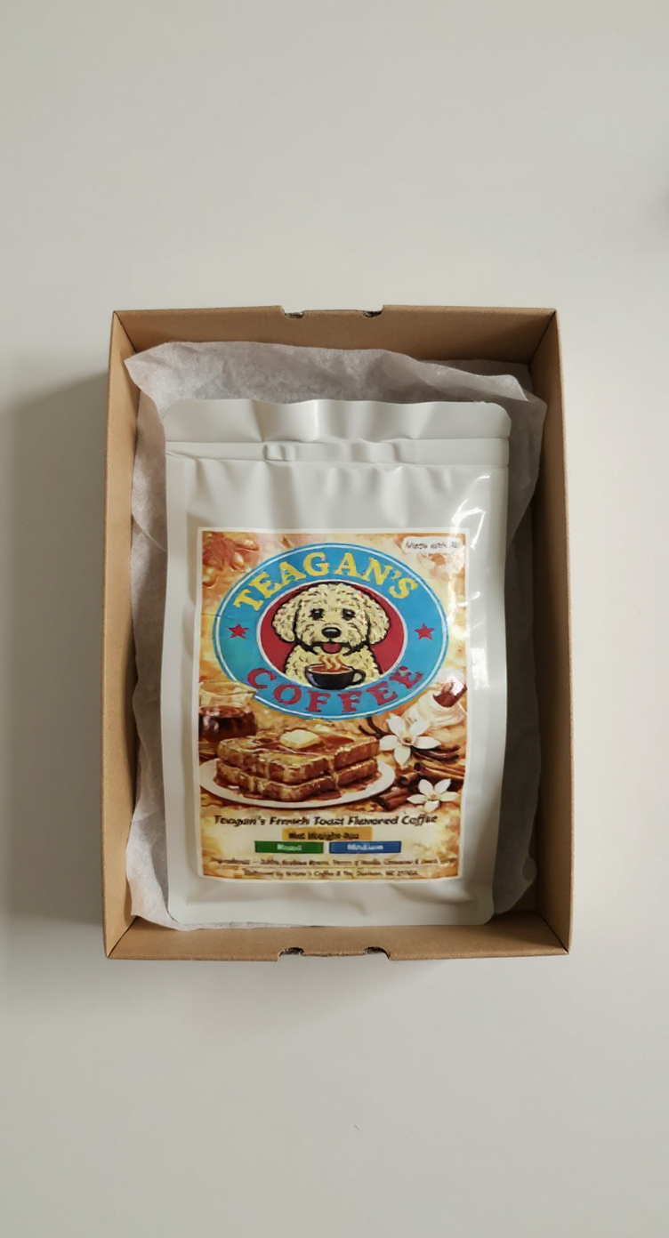 Teagan’s French Toast Flavored Coffee – Sweet Vanilla & Maple Breakfast Blend