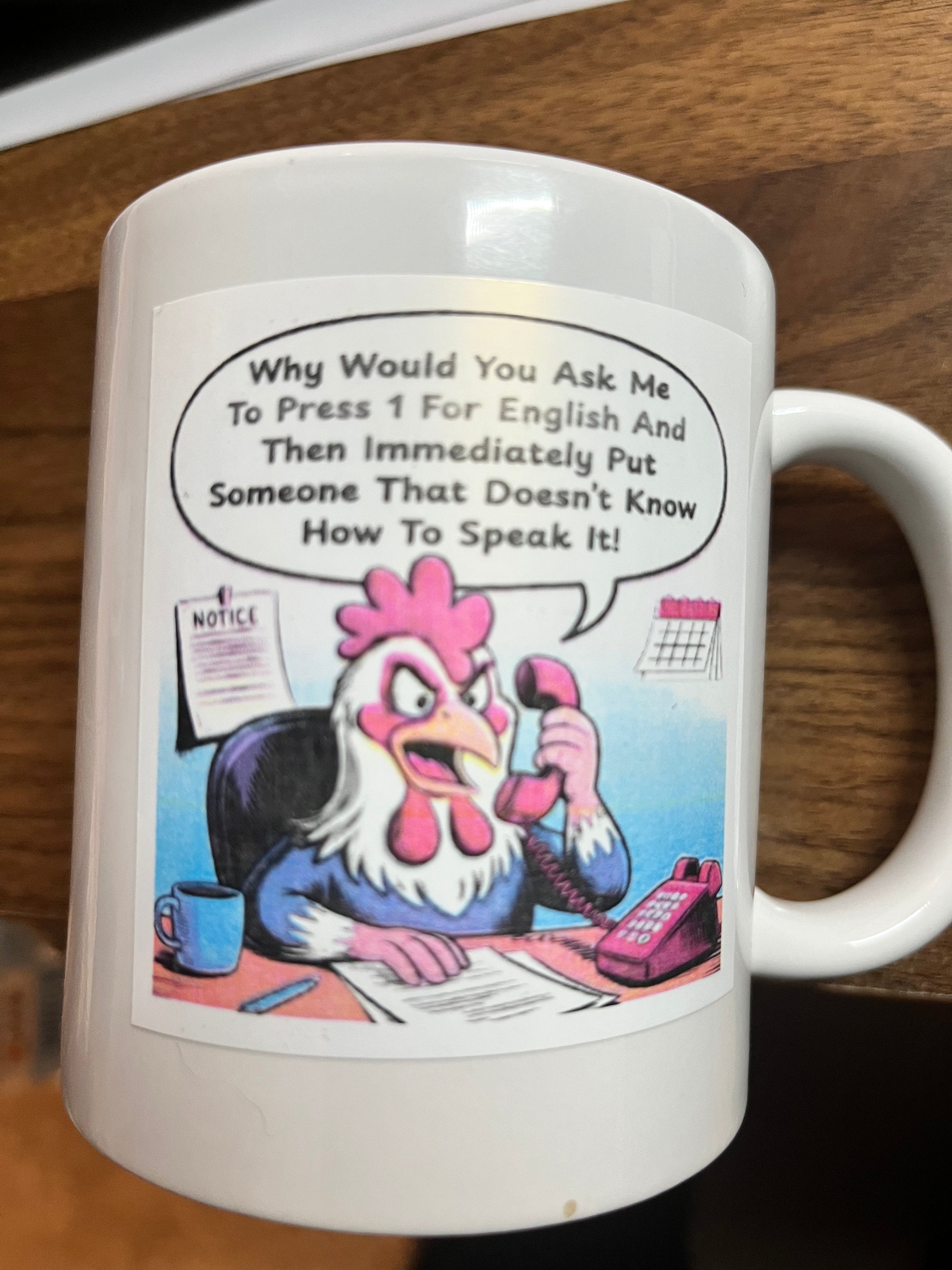 11 oz Humorous Mug - Phone Call