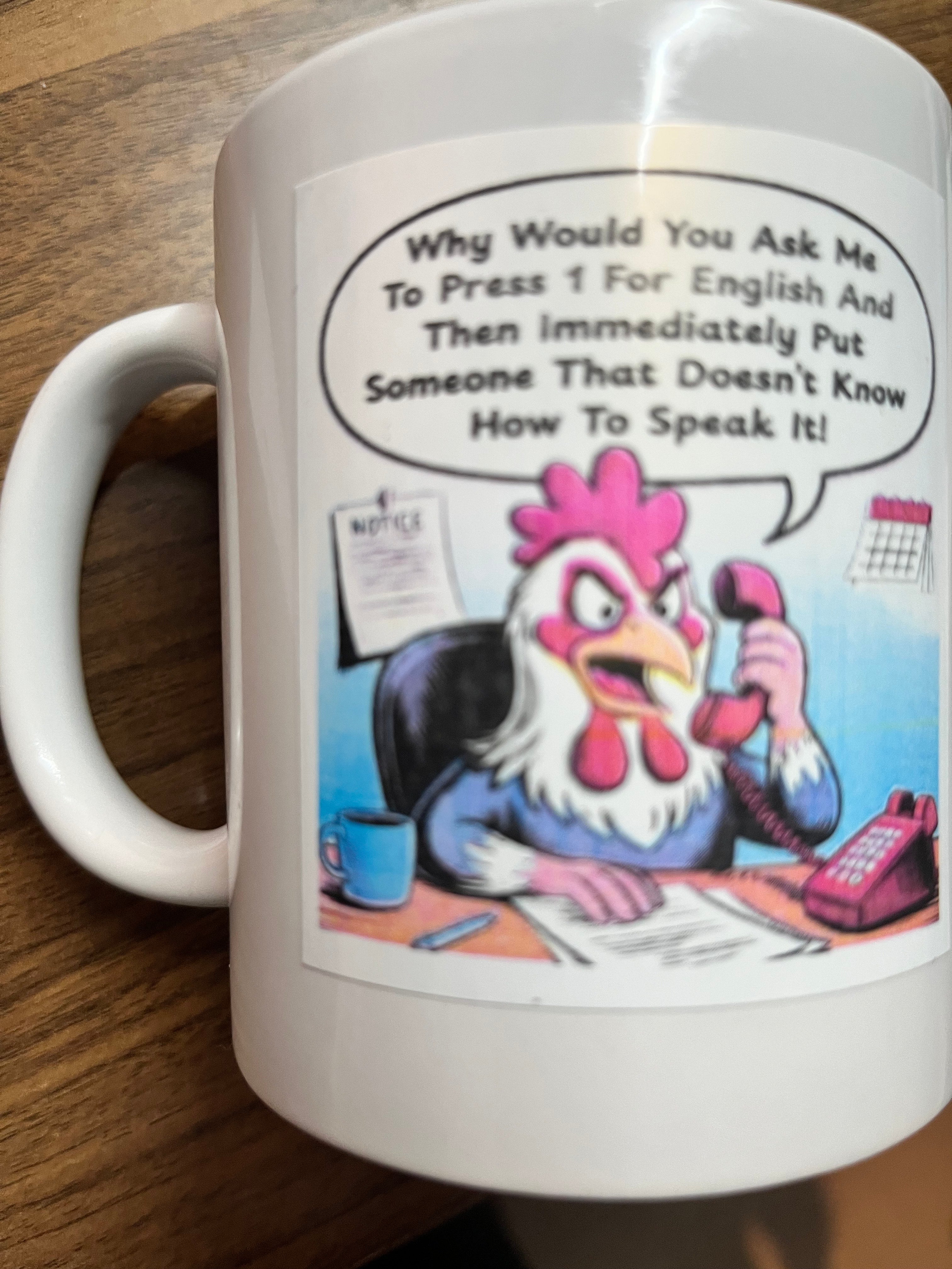 11 oz Humorous Mug - Phone Call