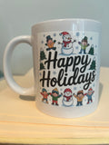 Happy Holiday 11oz Coffee Mug