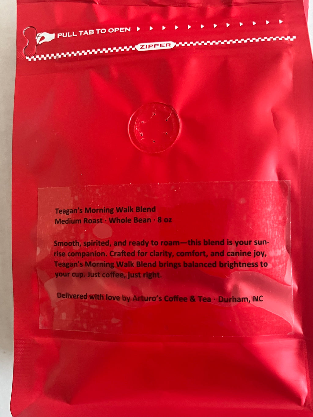 Teagans Morning Walk 8oz Whole Bean coffee