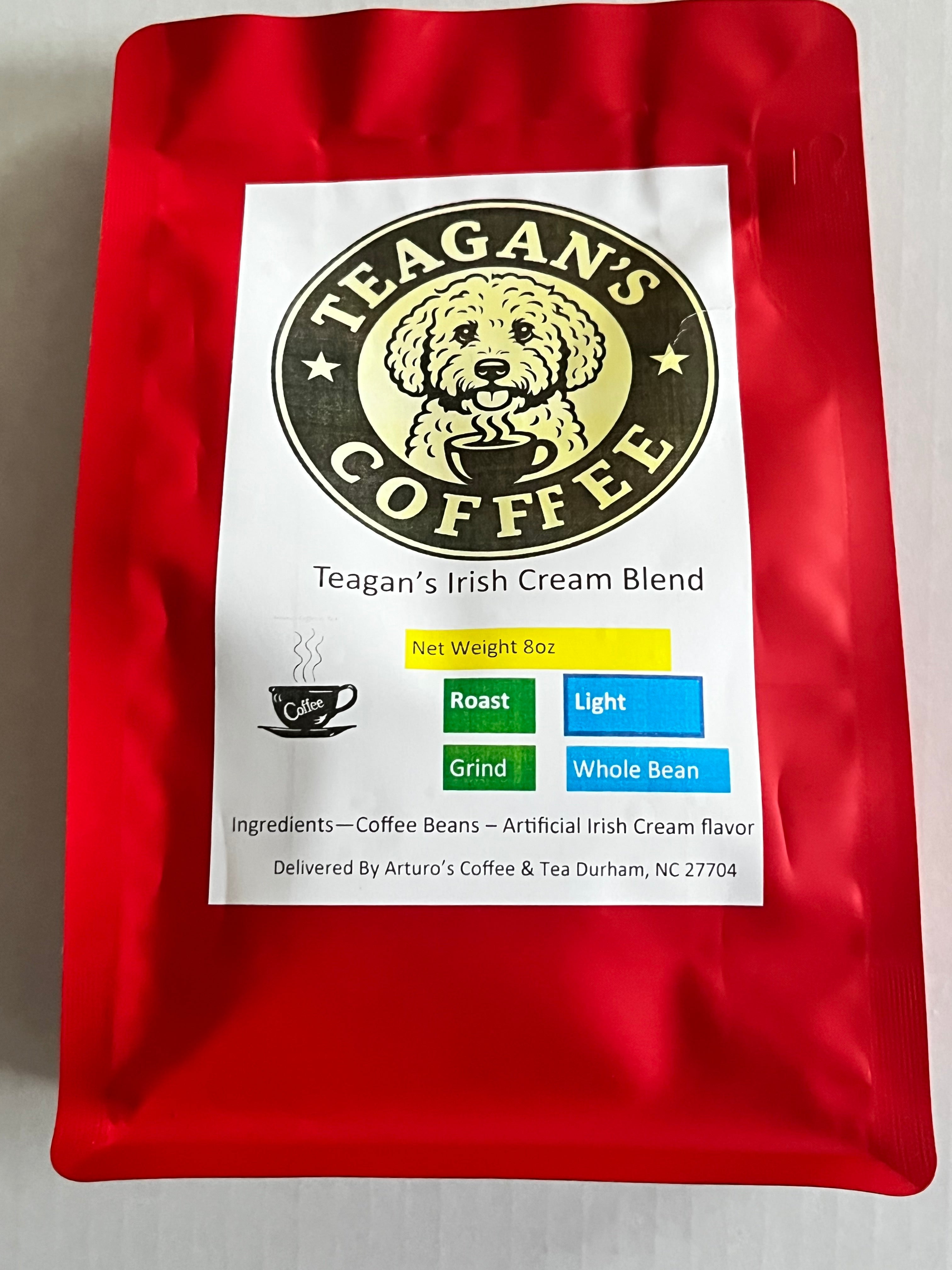 Teagan's Irish Cream Coffee - 8oz Bag