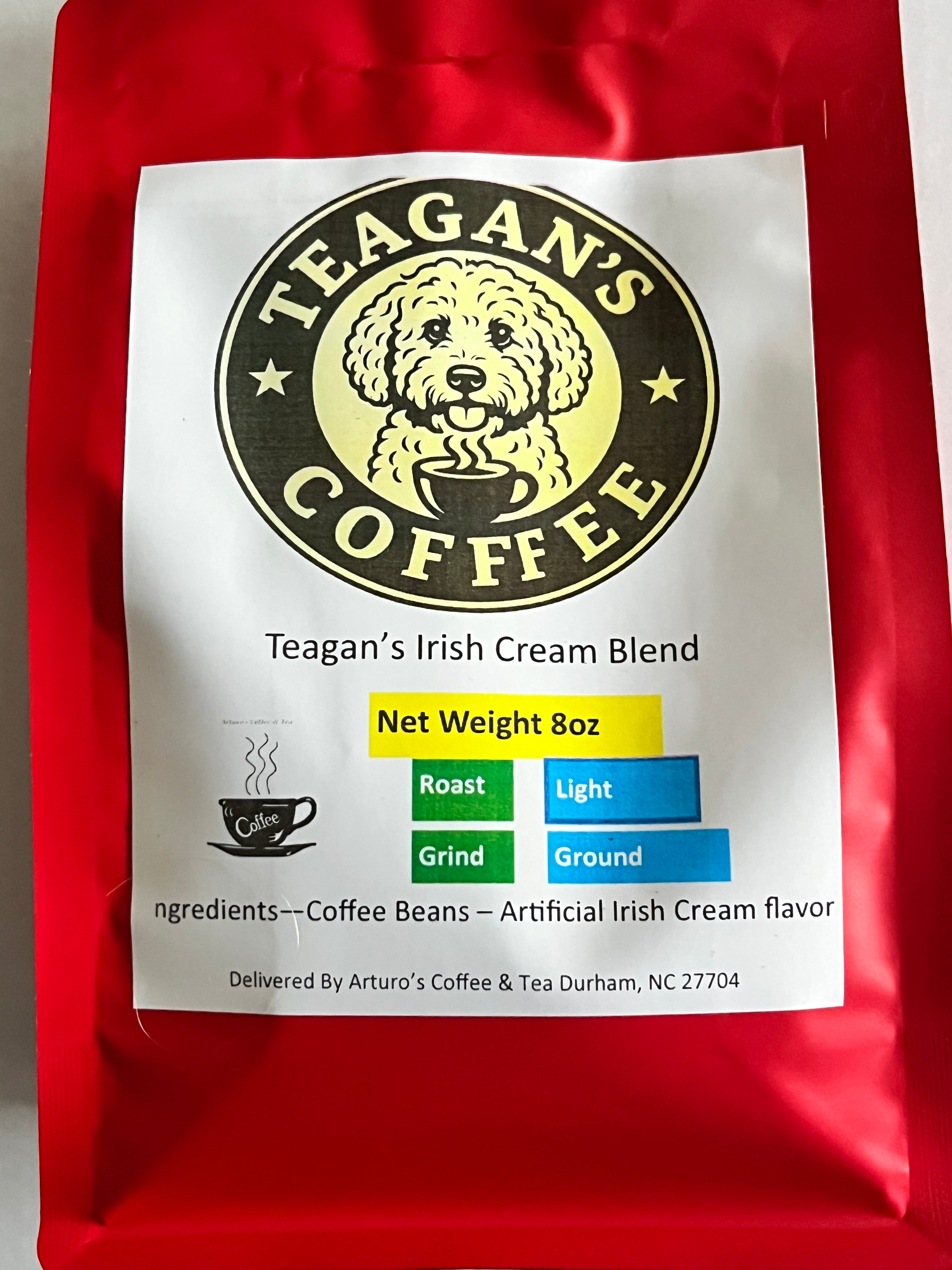 Teagan's Irish Cream Coffee - 8oz Bag