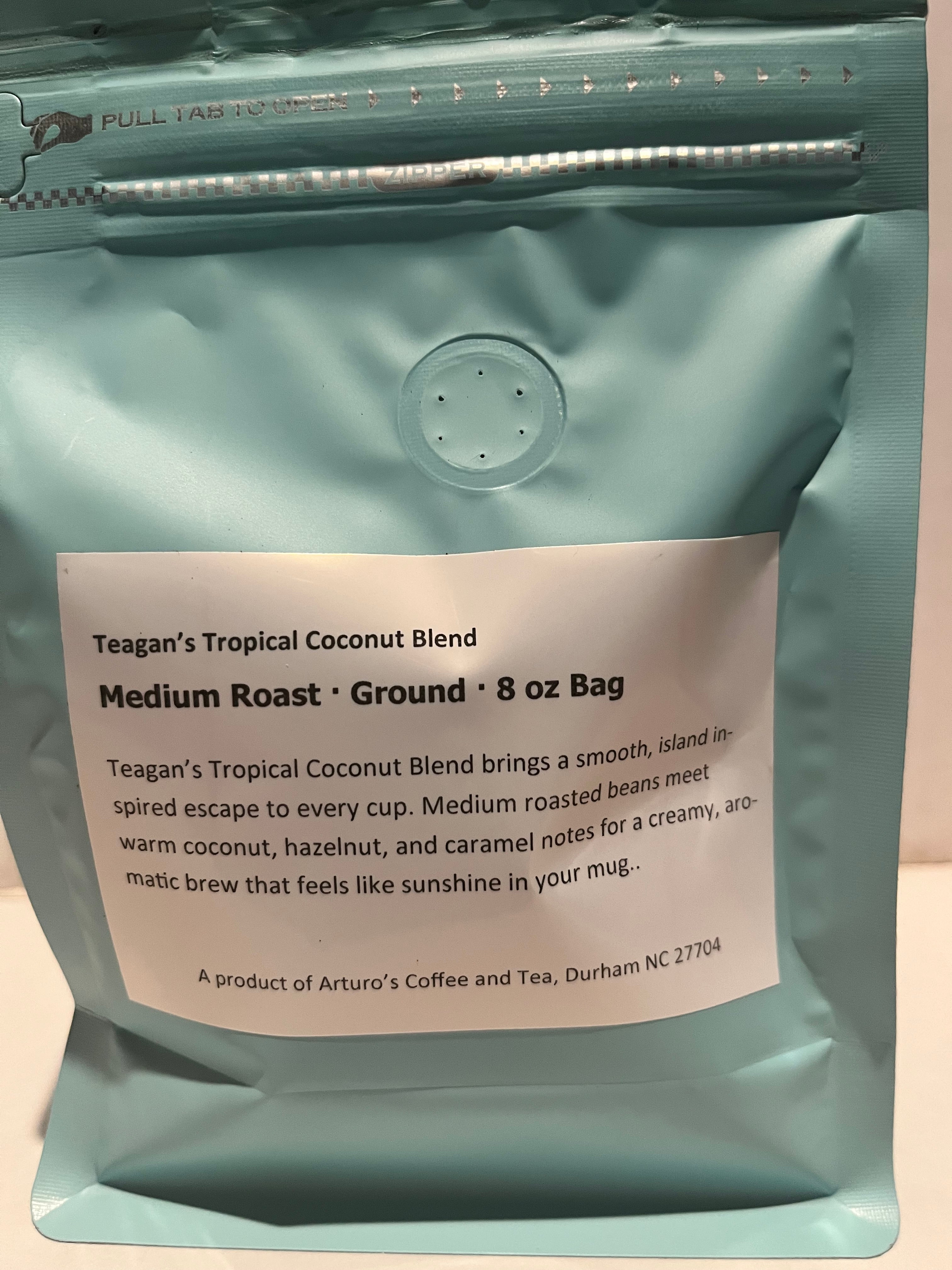 Teagan's Tropical Coconut coffee