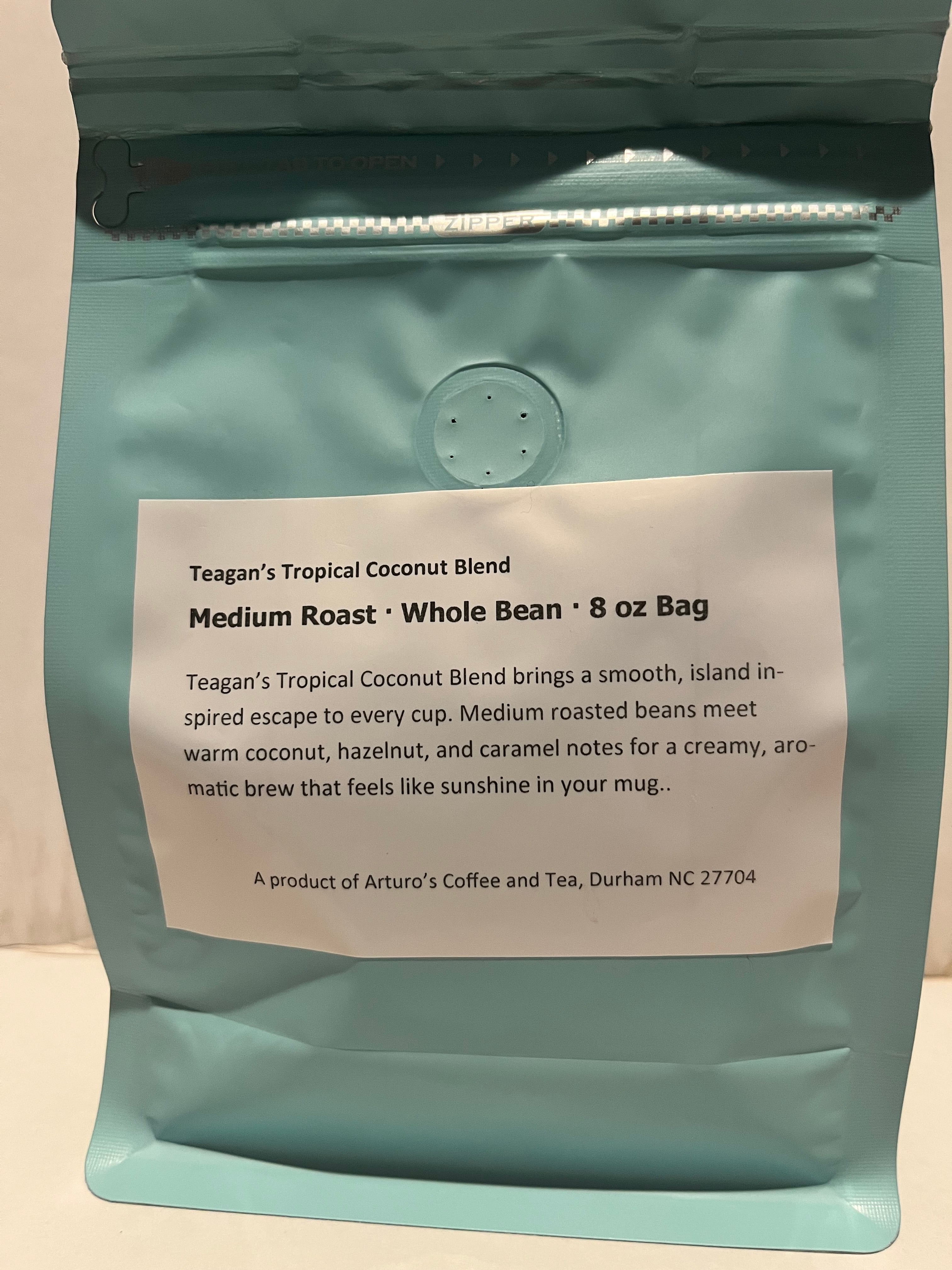 Teagan's Tropical Coconut coffee