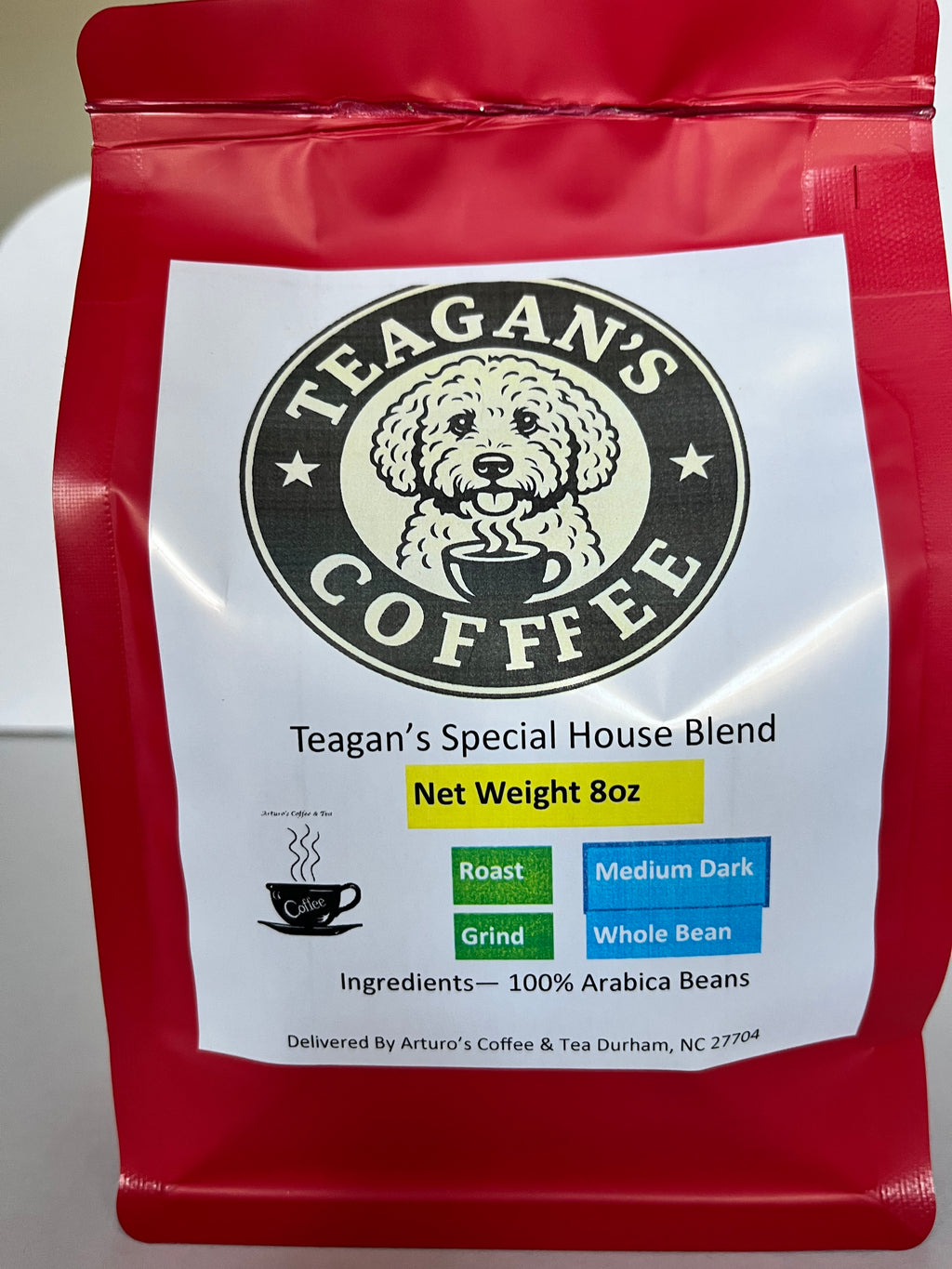 Teagan's Special House Blend Coffee 8oz Bag