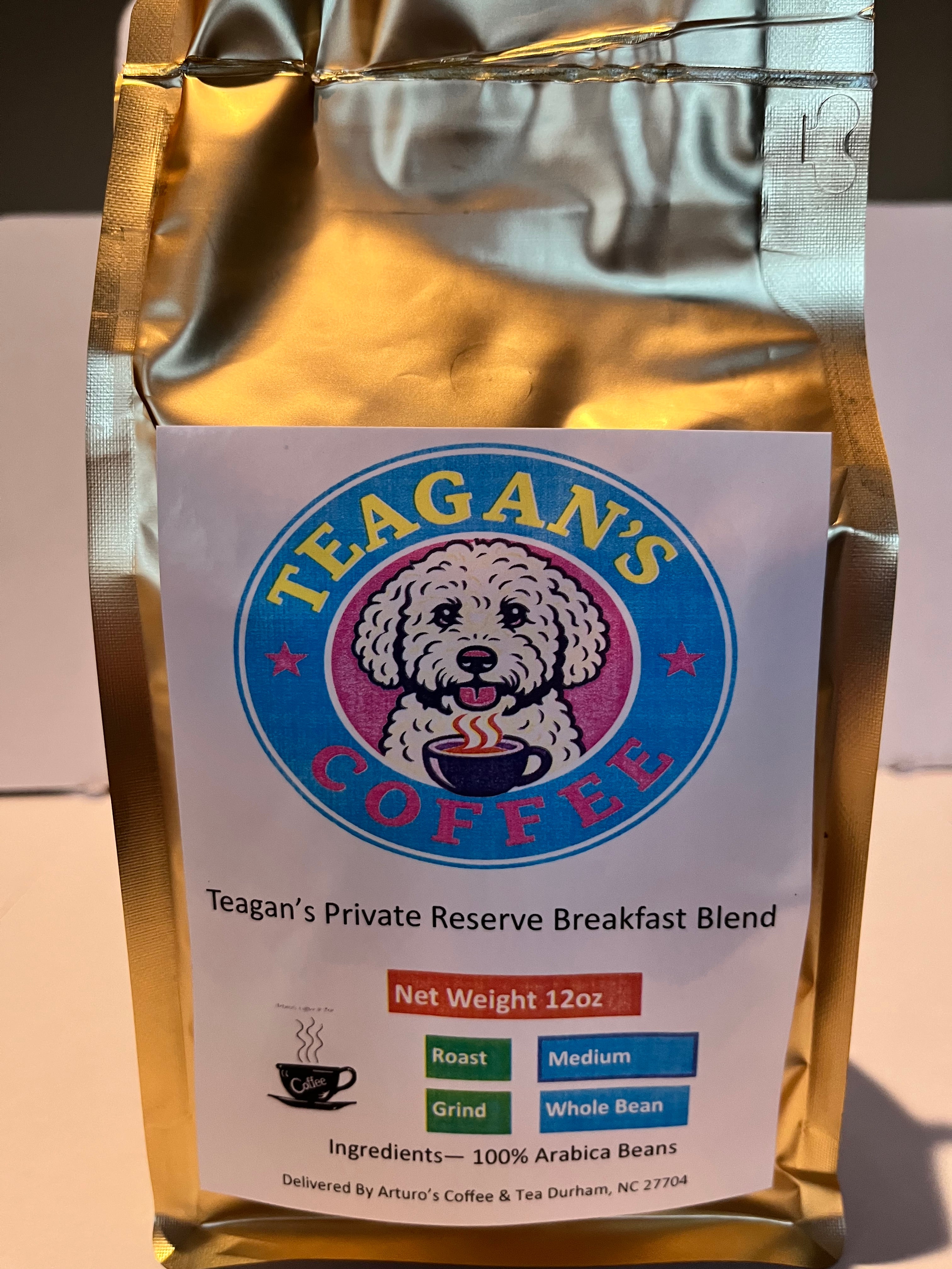 Teagan's Private Reserve Breakfast Blend Coffee
