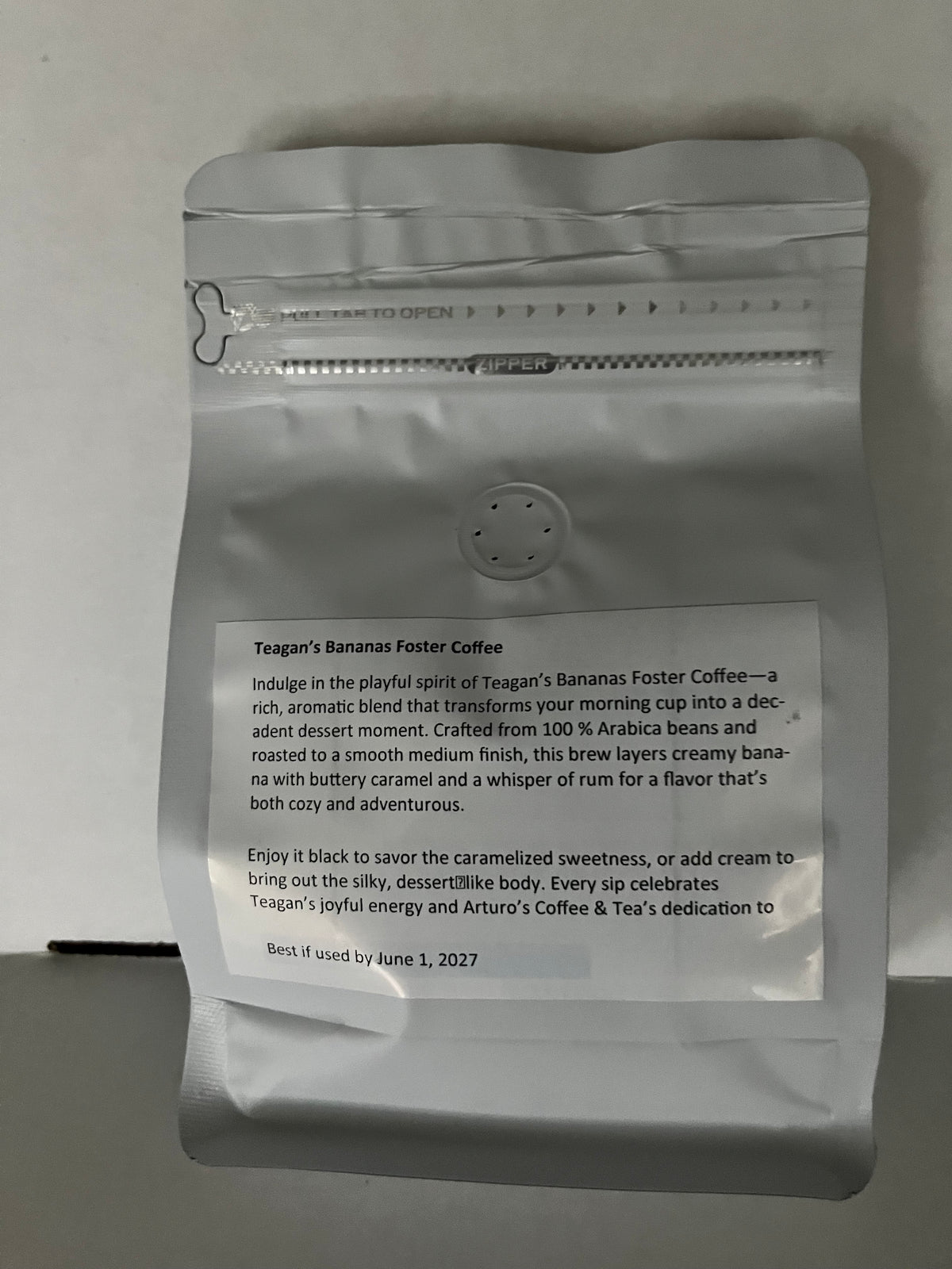 Teagan's Bananas Foster Flavored Coffee