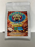 Teagan’s English Toffee – Medium Roast Whole Bean 8oz | Rich Caramel & Almond Flavor