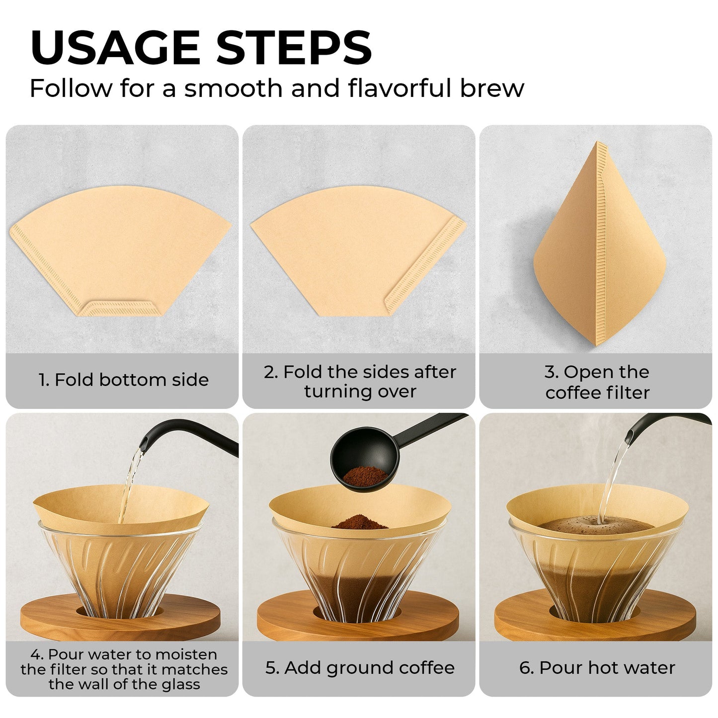 Organic Premium Coffee Filters #2, KFCF02B