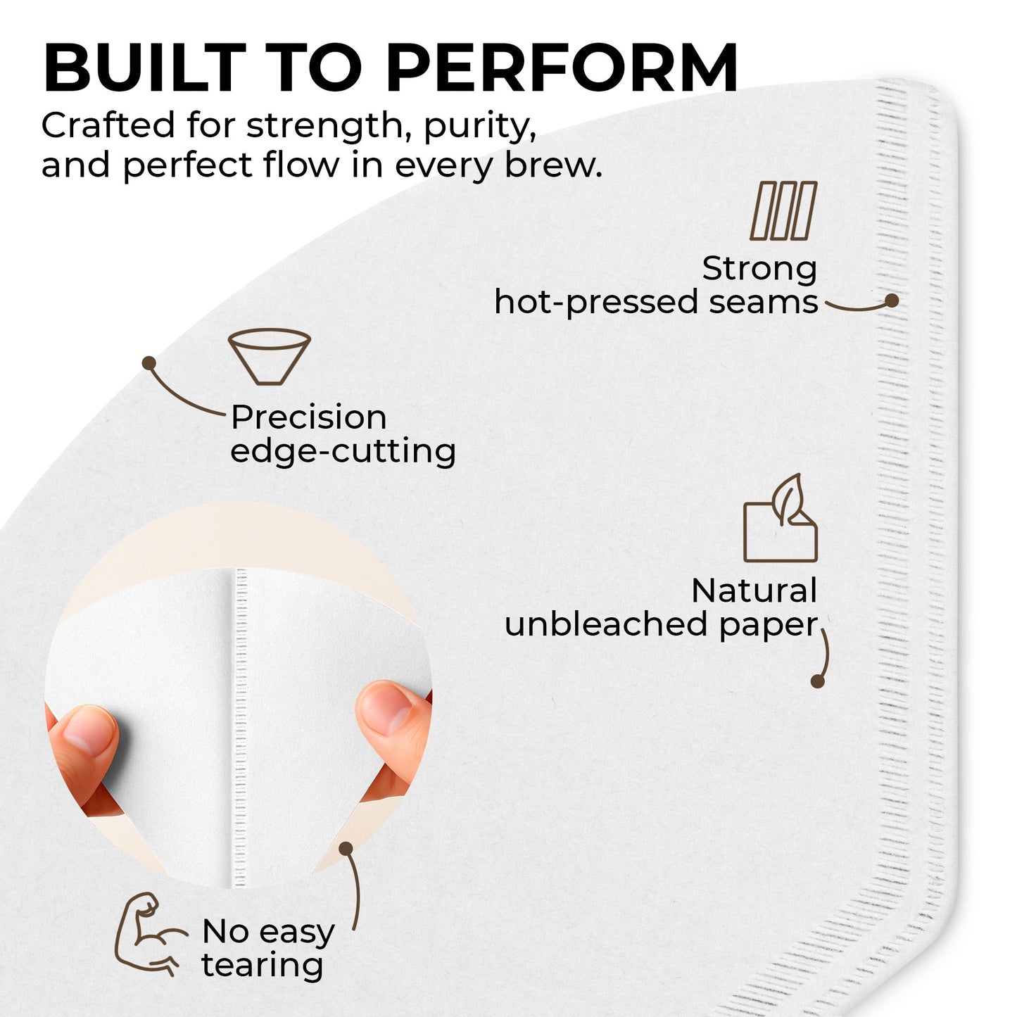 Organic Premium Coffee Filters #4, KFCF04W