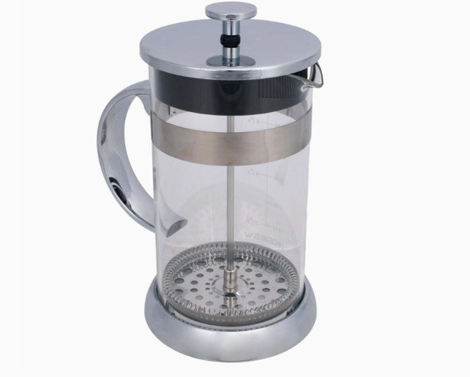 Glass and Stainless Steel French Press