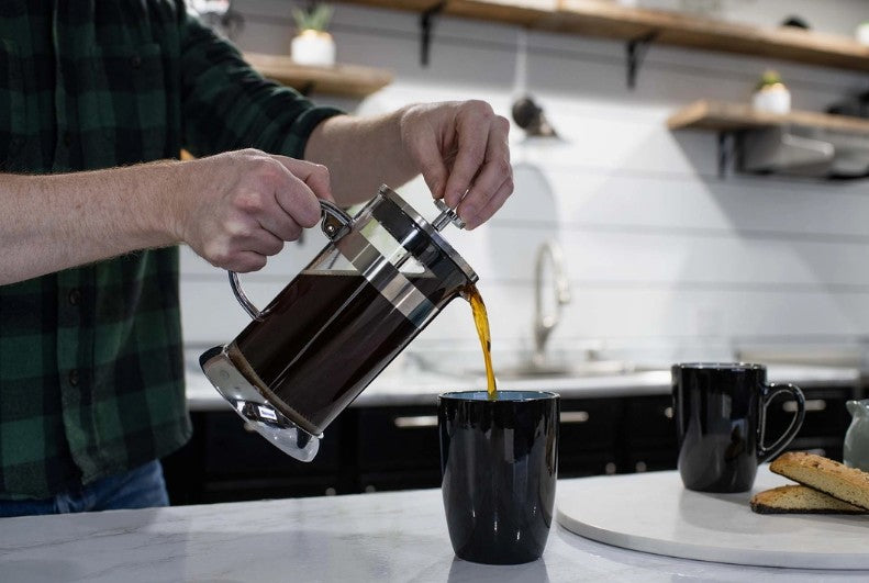 Glass and Stainless Steel French Press